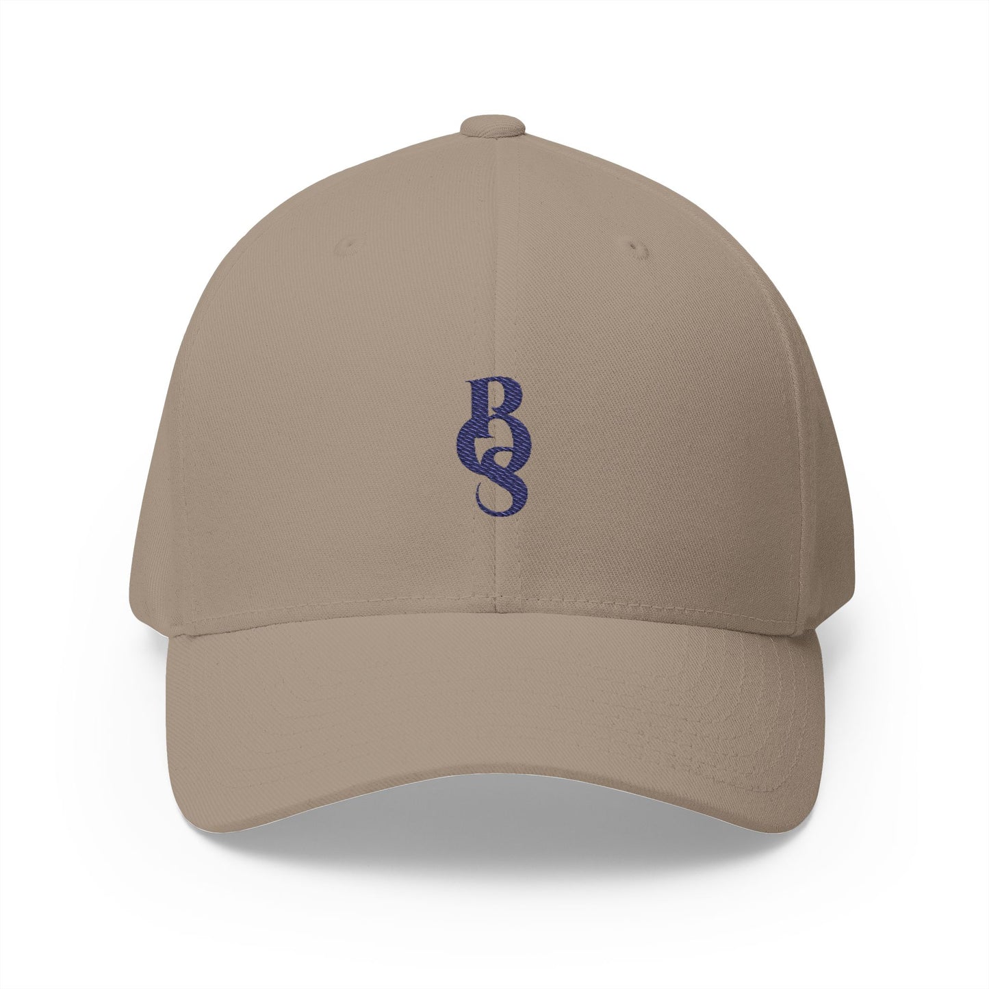 POS Navy Logo Closed Back Cap Printify