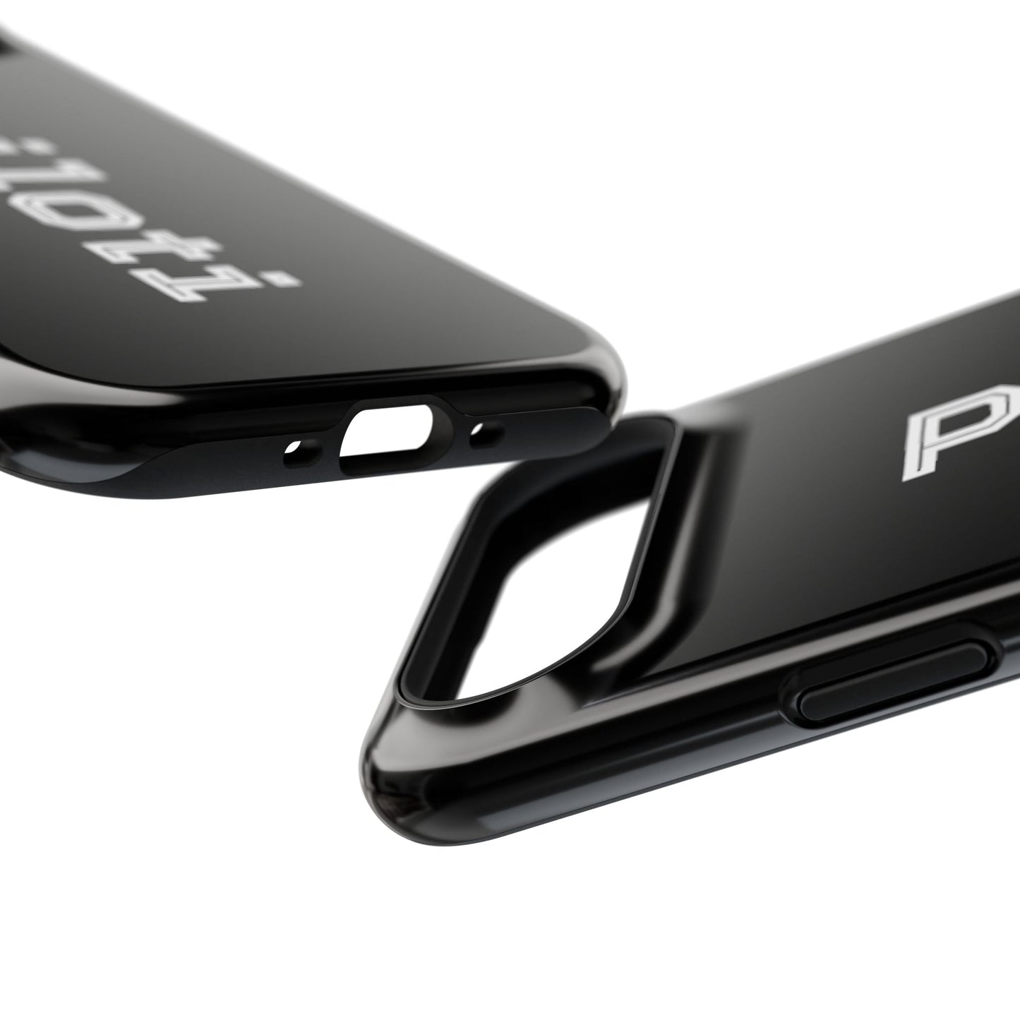 Impact-Resistant Smartphone Cases in black Printify