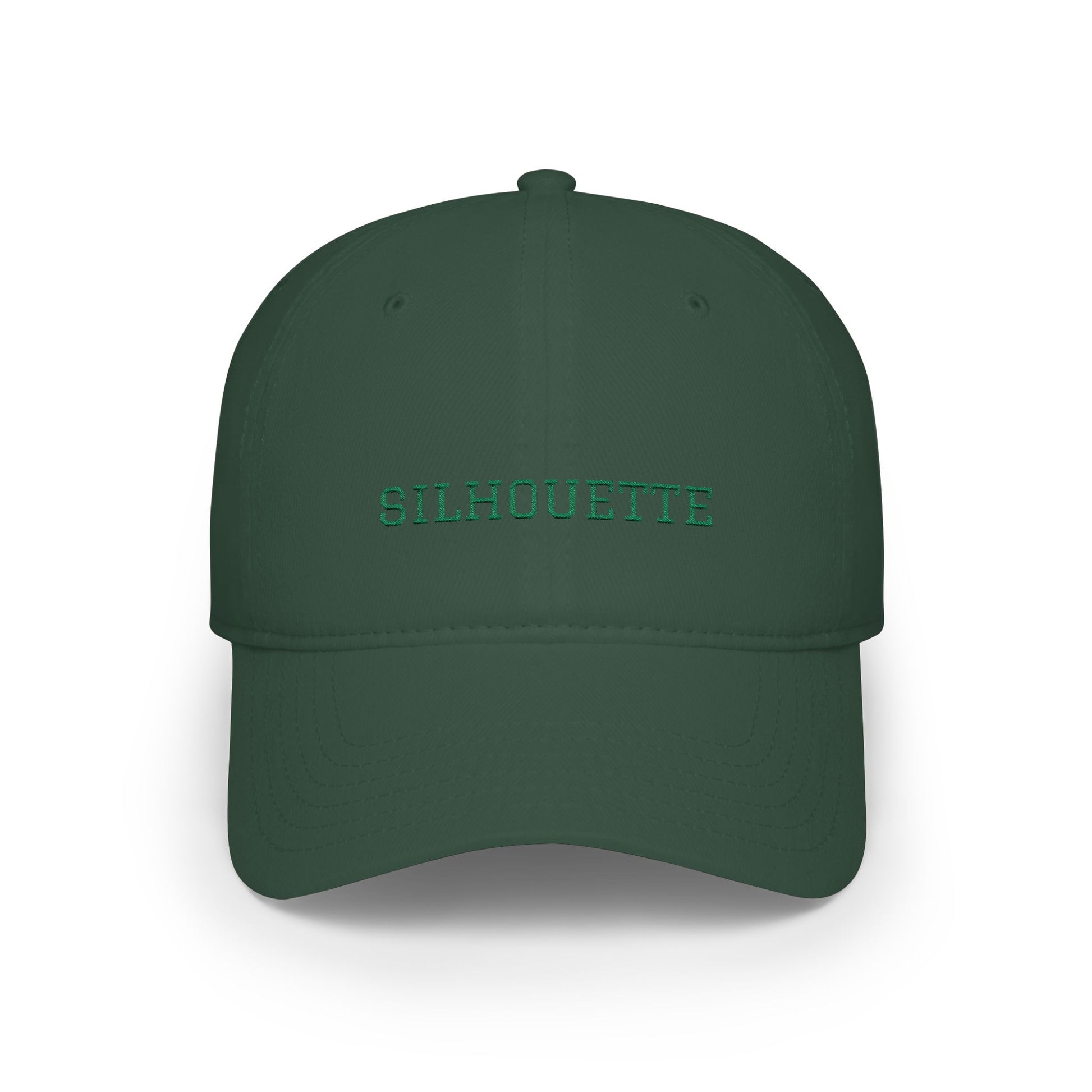Dark Green Paparazzi Silhouette Dark Green Baseball Cap front - Paparazzi Original
