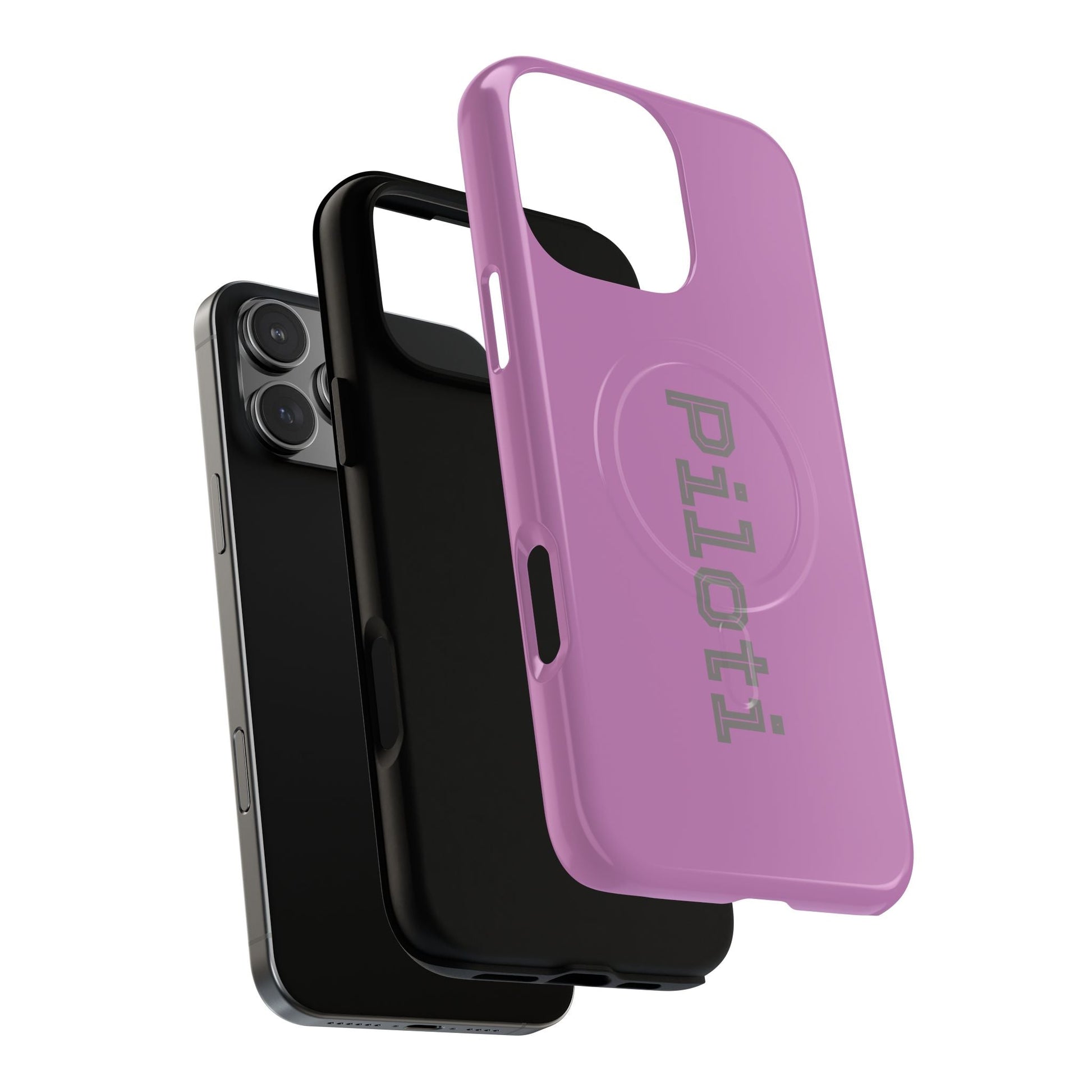 Tough Magnetic iPhone Cases Piloti in pink Printify