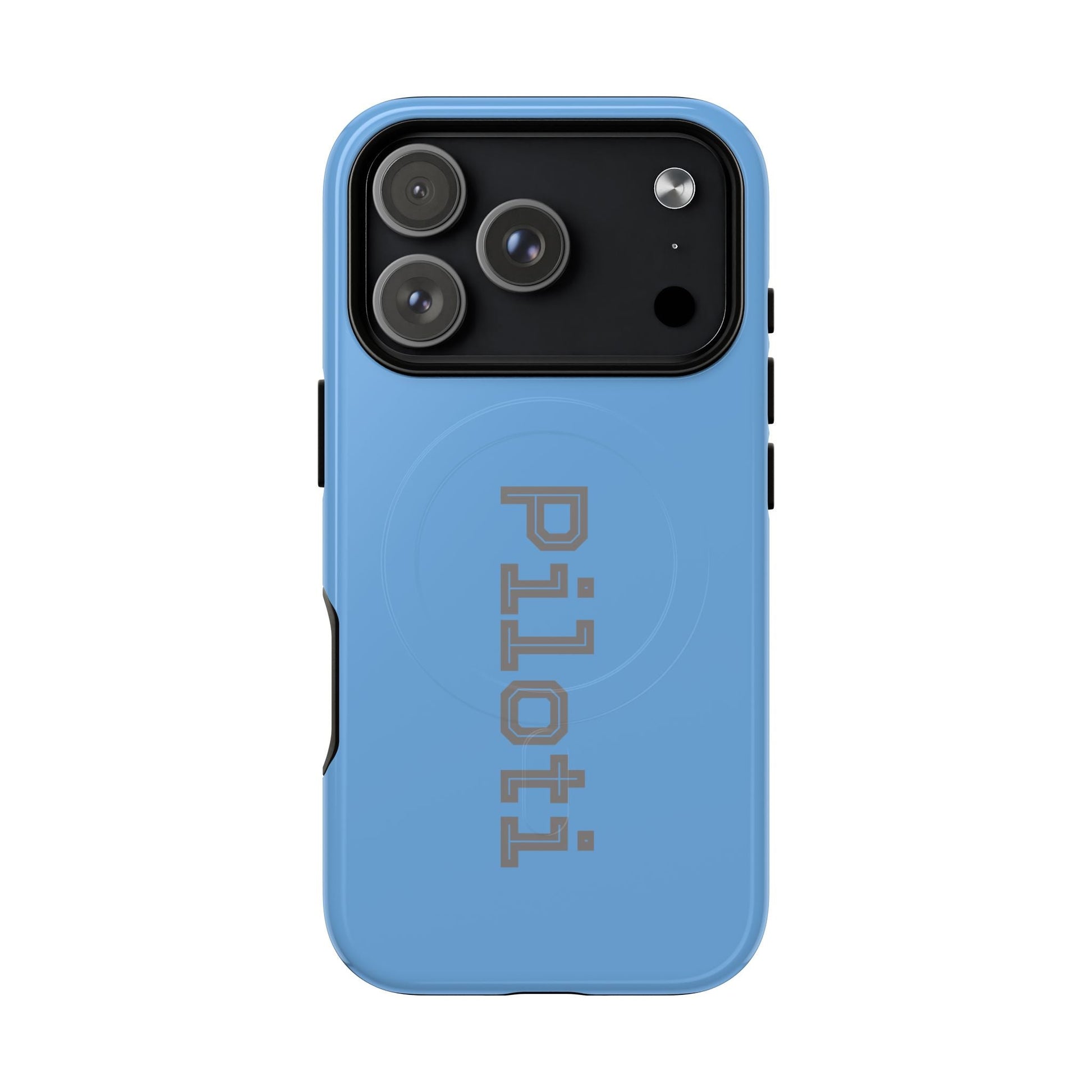 Tough Magnetic iPhone Cases Piloti in skyblue made in matt and gloss finish - UpNorth SPORTS