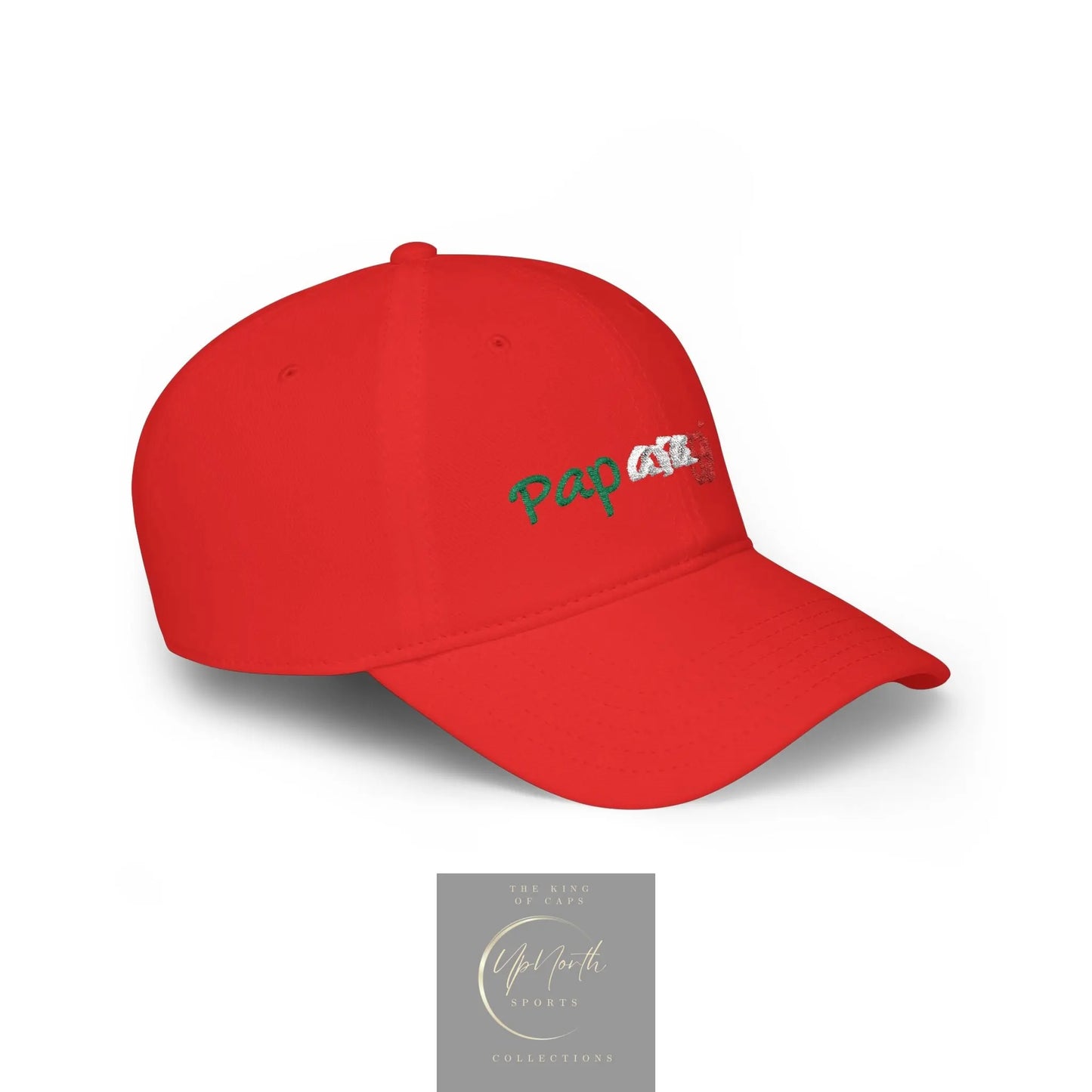Baseball Cap Paparazzi Embroidered Italy Tricolore