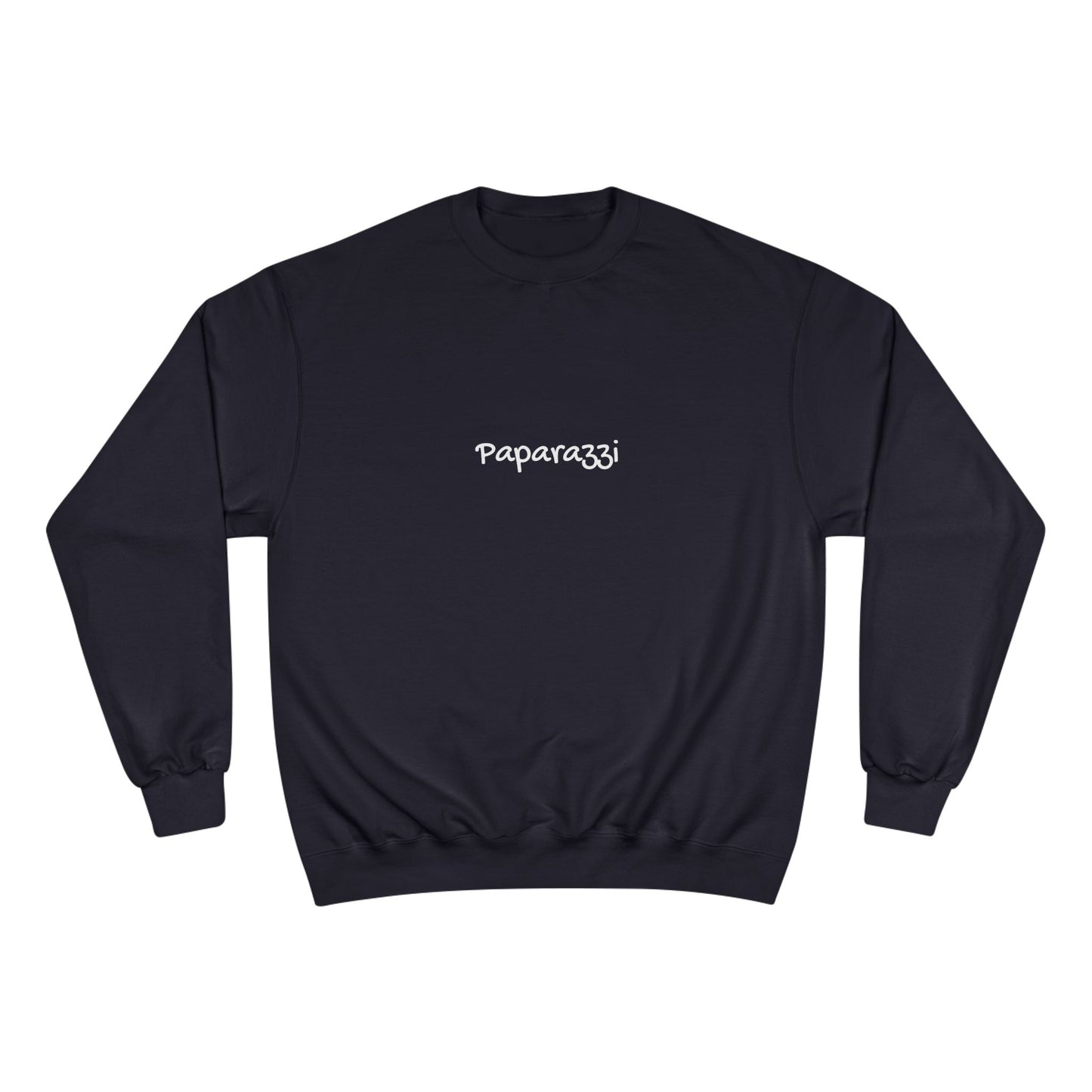 Navy Maroon Paparazzi Champion Sweatshirt Printify