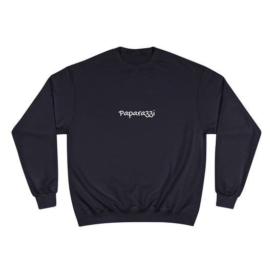 Navy Maroon Paparazzi Champion Sweatshirt Printify