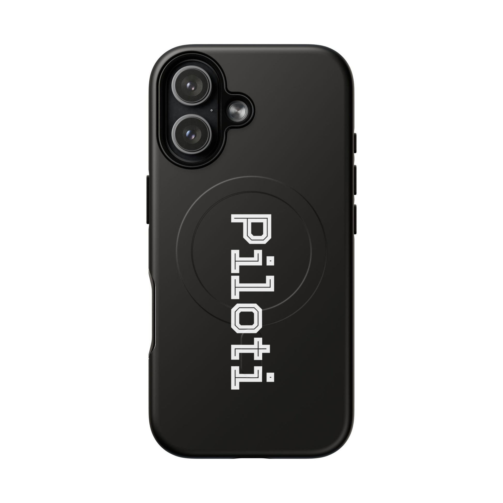 Tough Magnetic iPhone Cases Piloti in black Printify