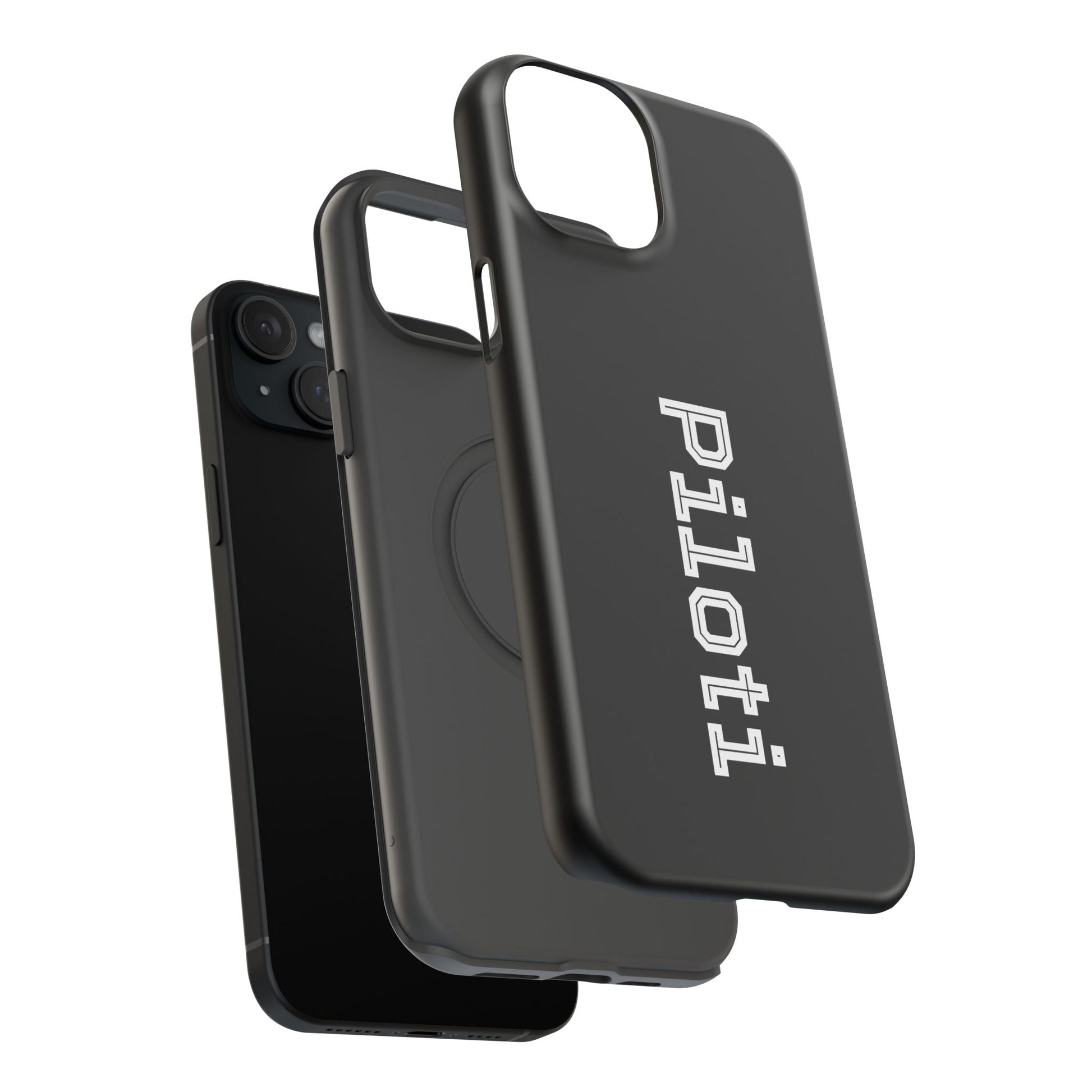 Impact-Resistant Smartphone Cases in black Printify