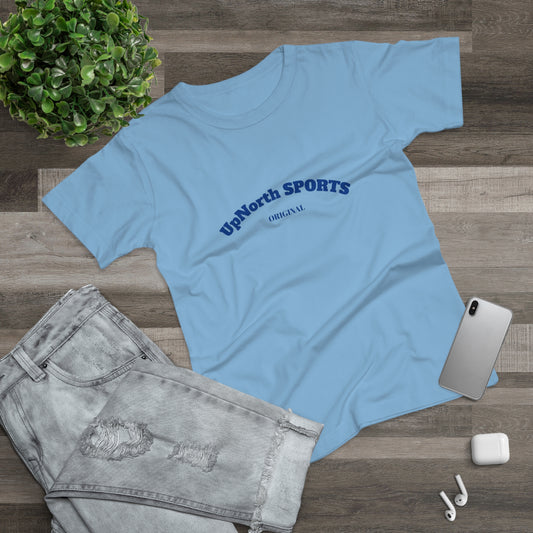 Women T-Shirt skyblue with navy front - UpNorth SPORTS