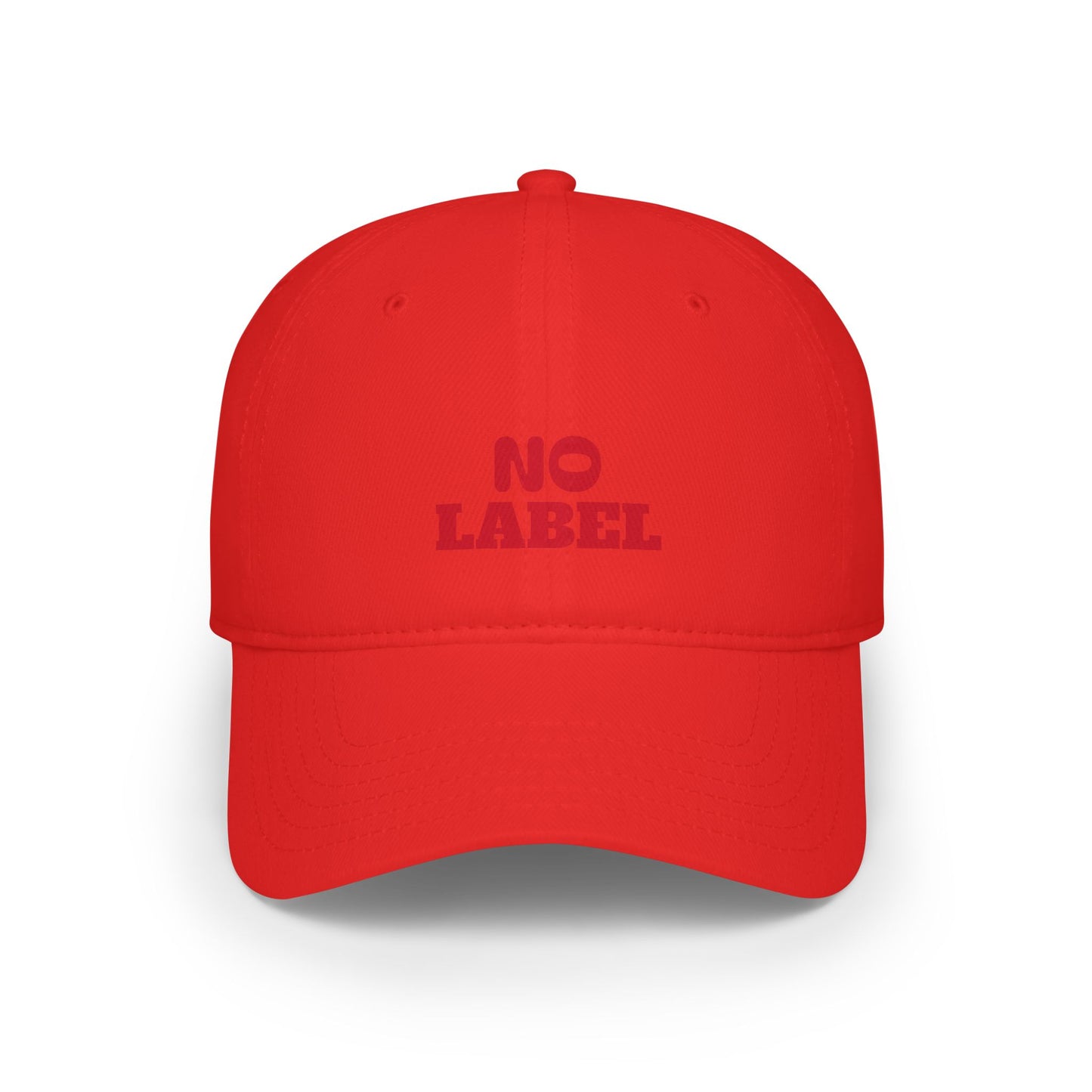 Baseball Cap No Label red