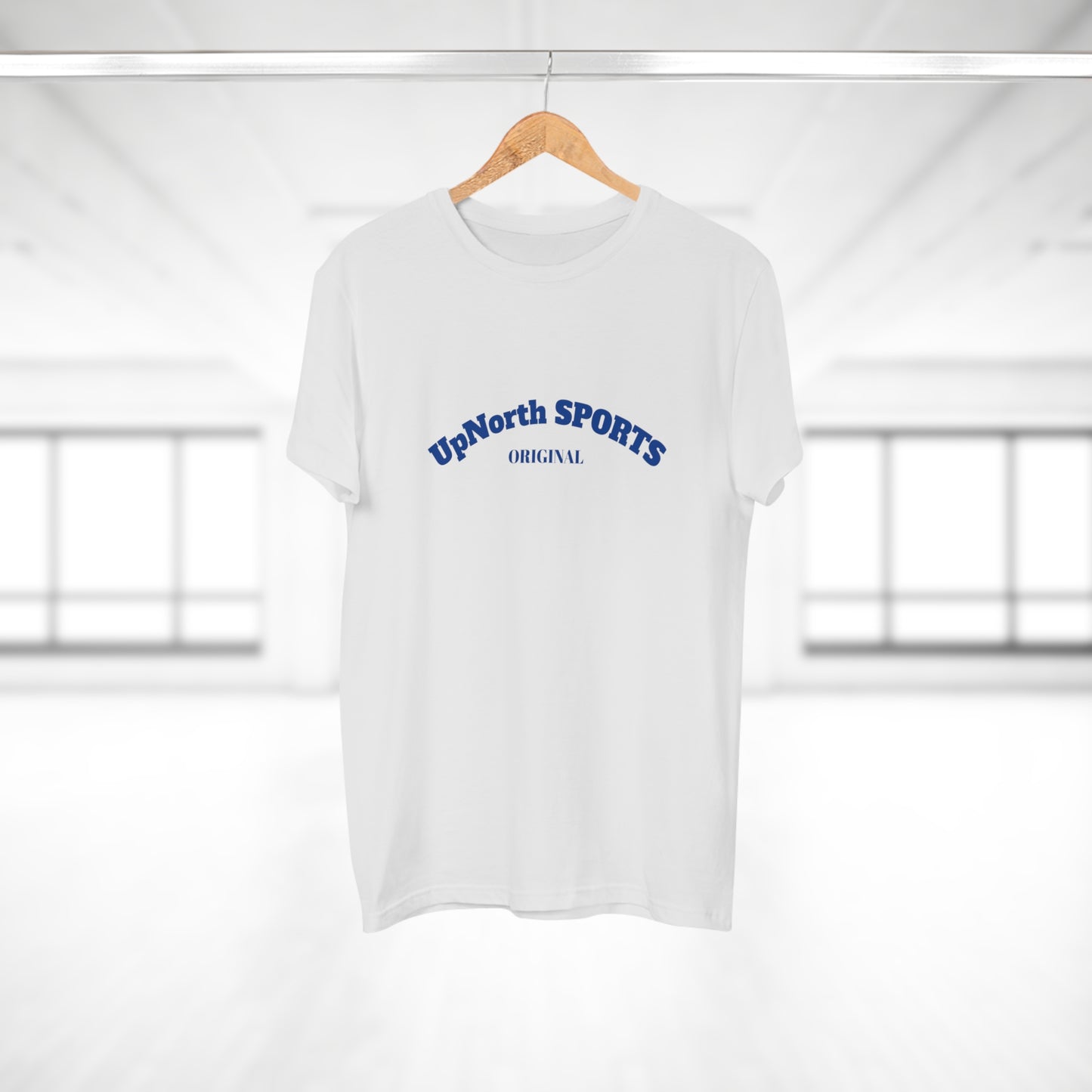 Men T-shirt UpNorth SPORTS white with Dominic Toretto quote