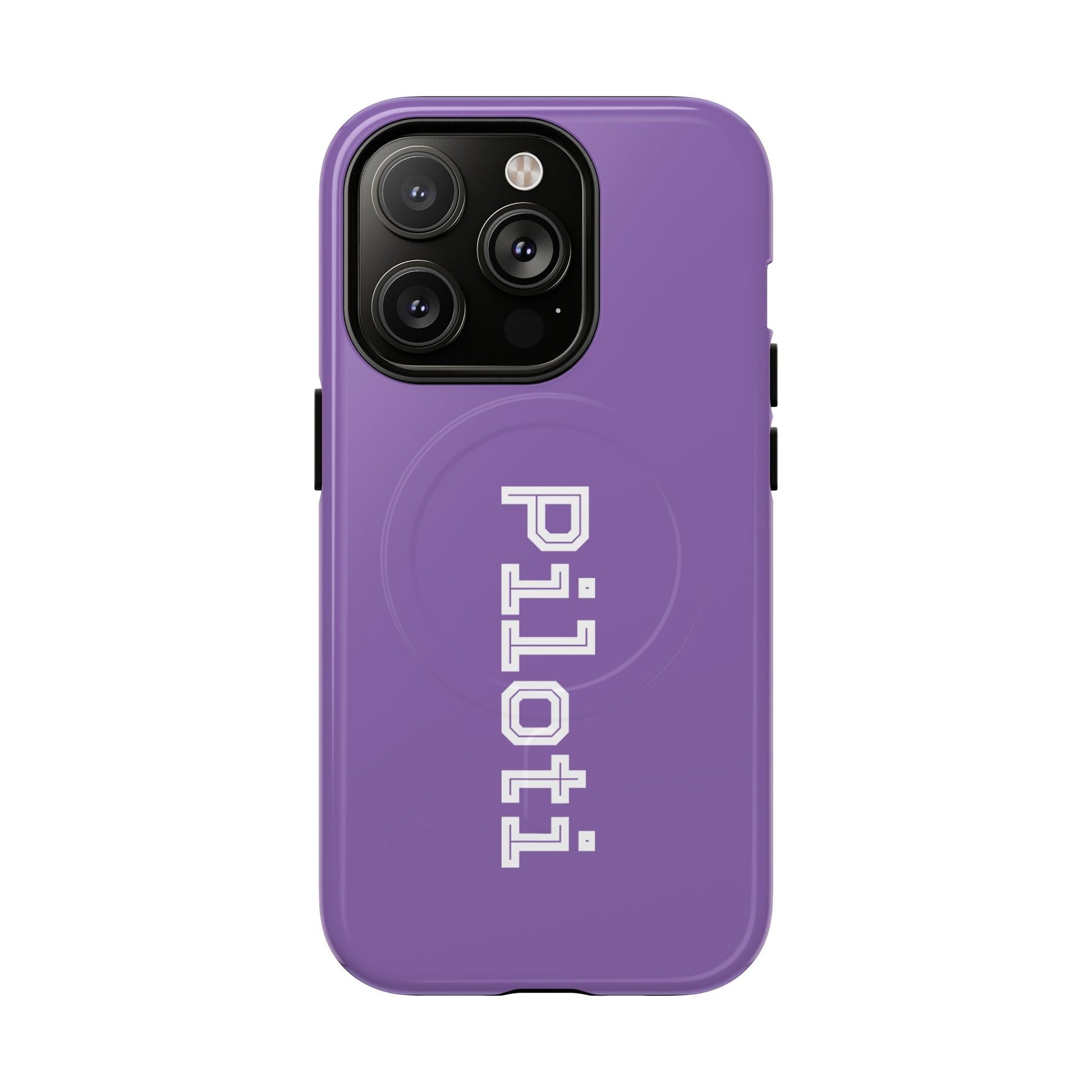 Tough Magnetic iPhone Cases Piloti in light purple Printify