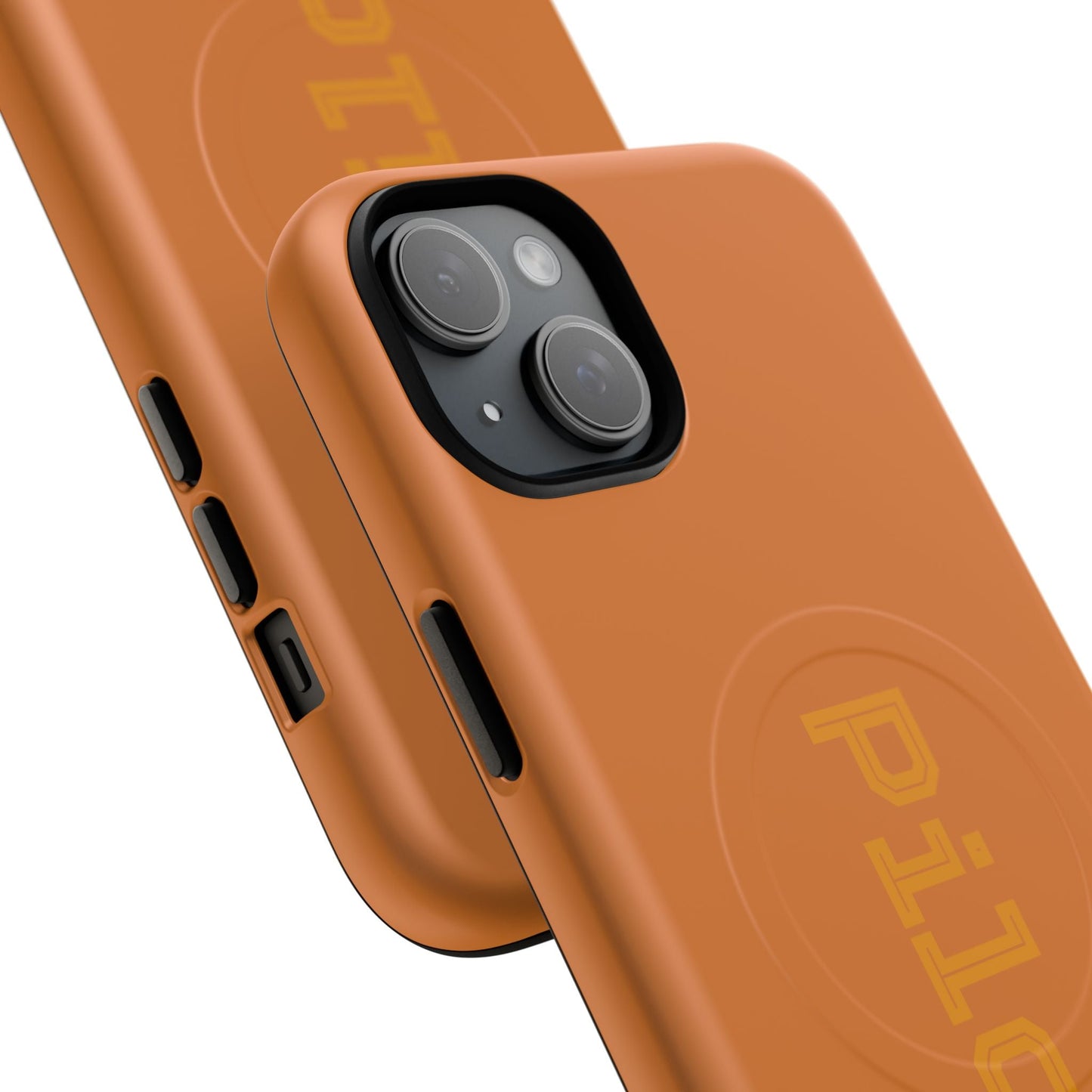 Tough Magnetic iPhone Cases Piloti in orange Printify