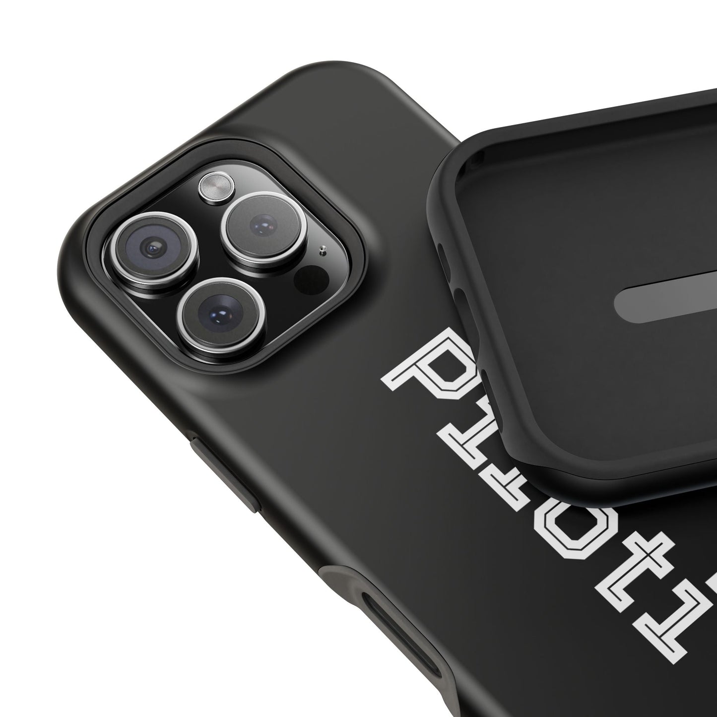 Impact-Resistant Smartphone Cases in black Printify