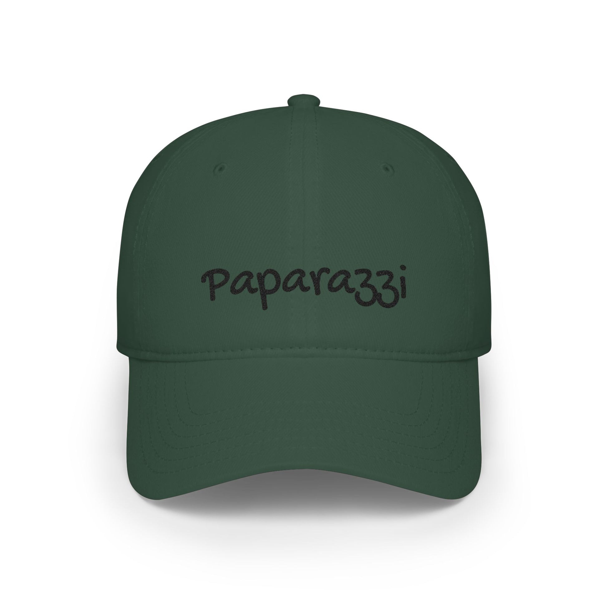 Paparazzi Baseball Cap Black Embroidery Printify
