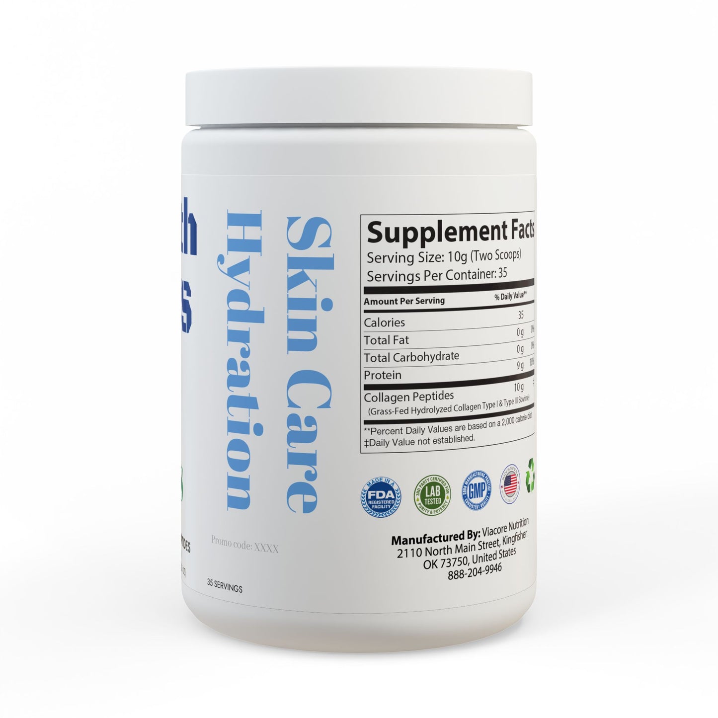 Collagen Peptides Type I & III Supplement