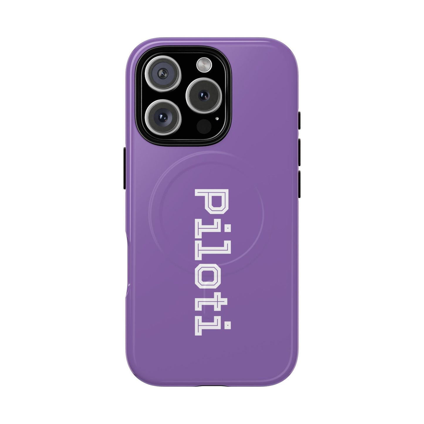 Tough Magnetic iPhone Cases Piloti in light purple Printify