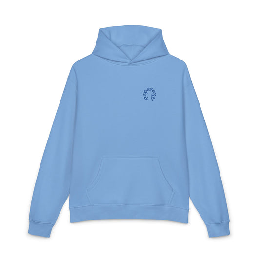Paparazzi Comfort Luxury Hoodie in Carolina blue with royal blue