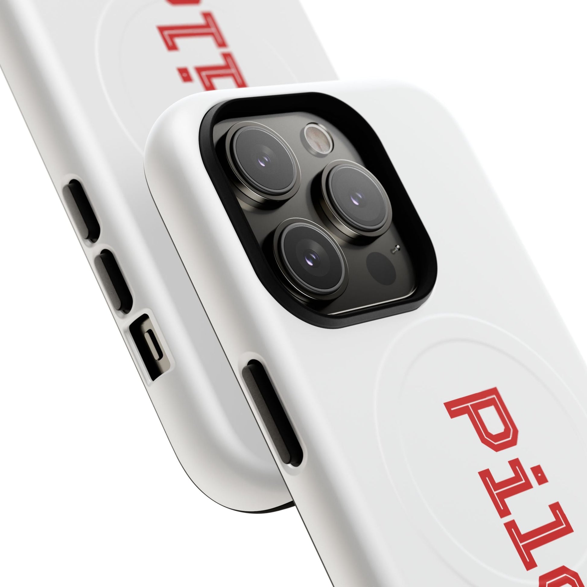 Tough Magnetic iPhone Cases Piloti in white made in matt and gloss finish - UpNorth SPORTS