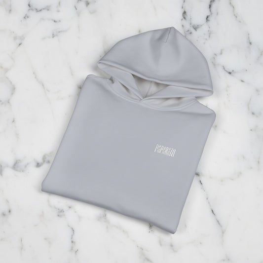 White Paparazzi Avantgarde Powder White Hoodie folded - Paparazzi Original