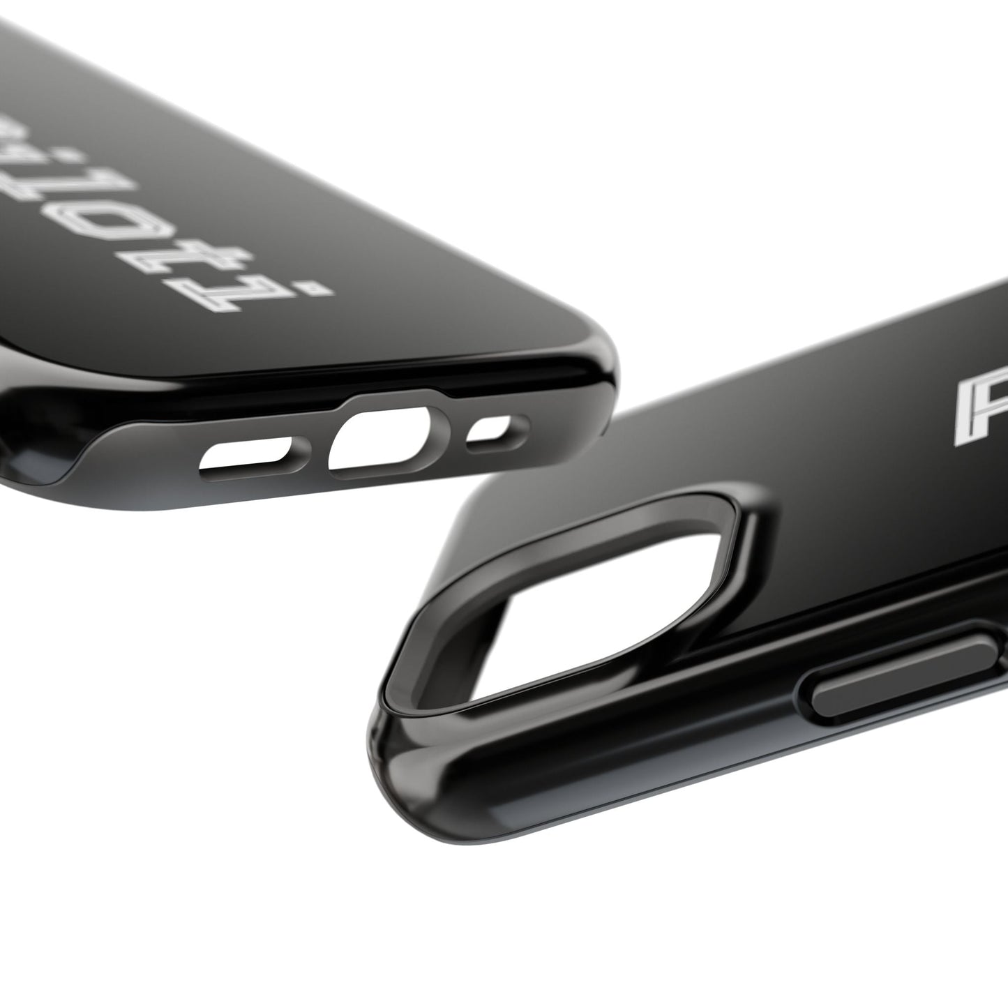 Impact-Resistant Smartphone Cases in black Printify