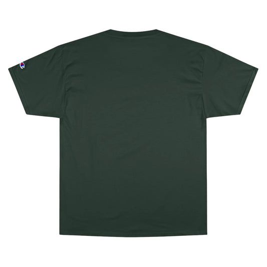 UpNorthSPORTS Darkgreen Skyblue Champion T-shirt