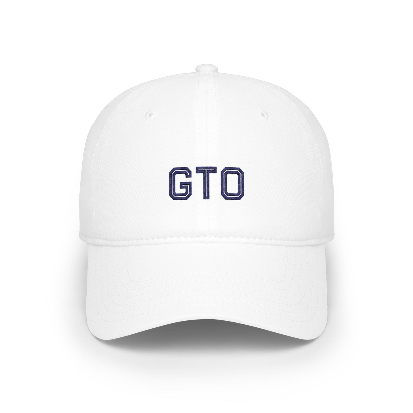 GTO Baseball Cap Navy Embroidery Printify