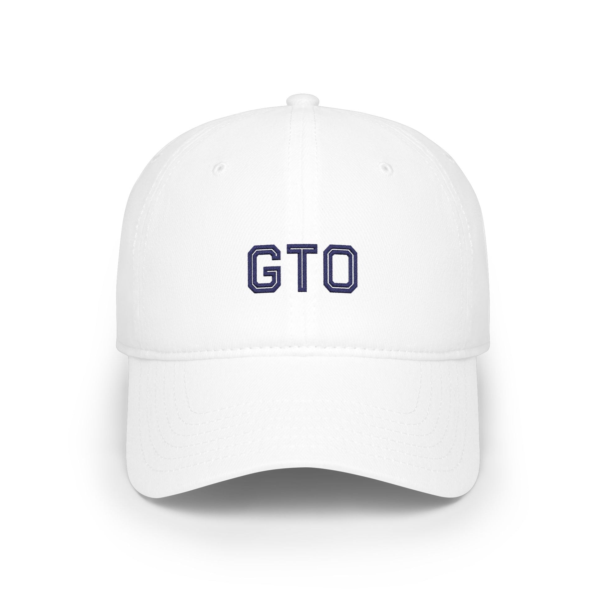 GTO Baseball Cap Navy Embroidery Printify