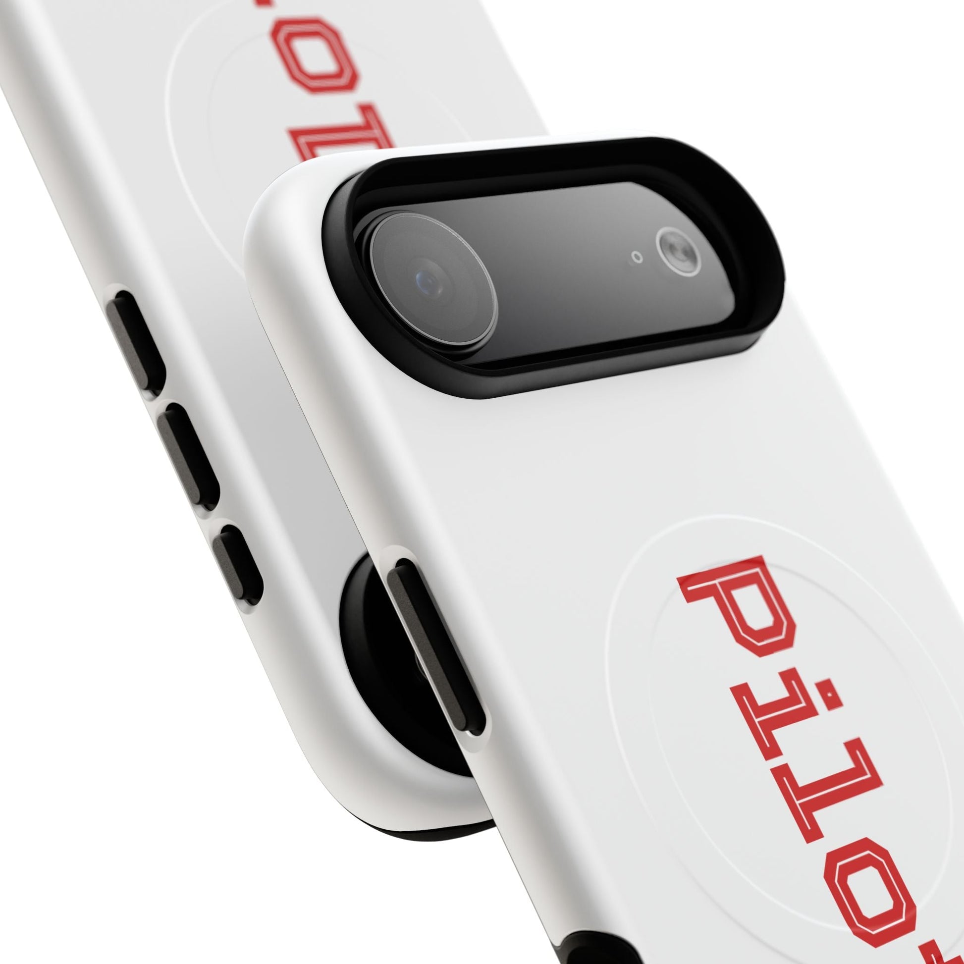Tough Magnetic iPhone Cases Piloti in white made in matt and gloss finish - UpNorth SPORTS