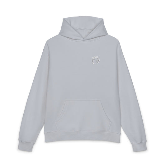 Paparazzi Comfort Luxury Hoodie in Powder with white