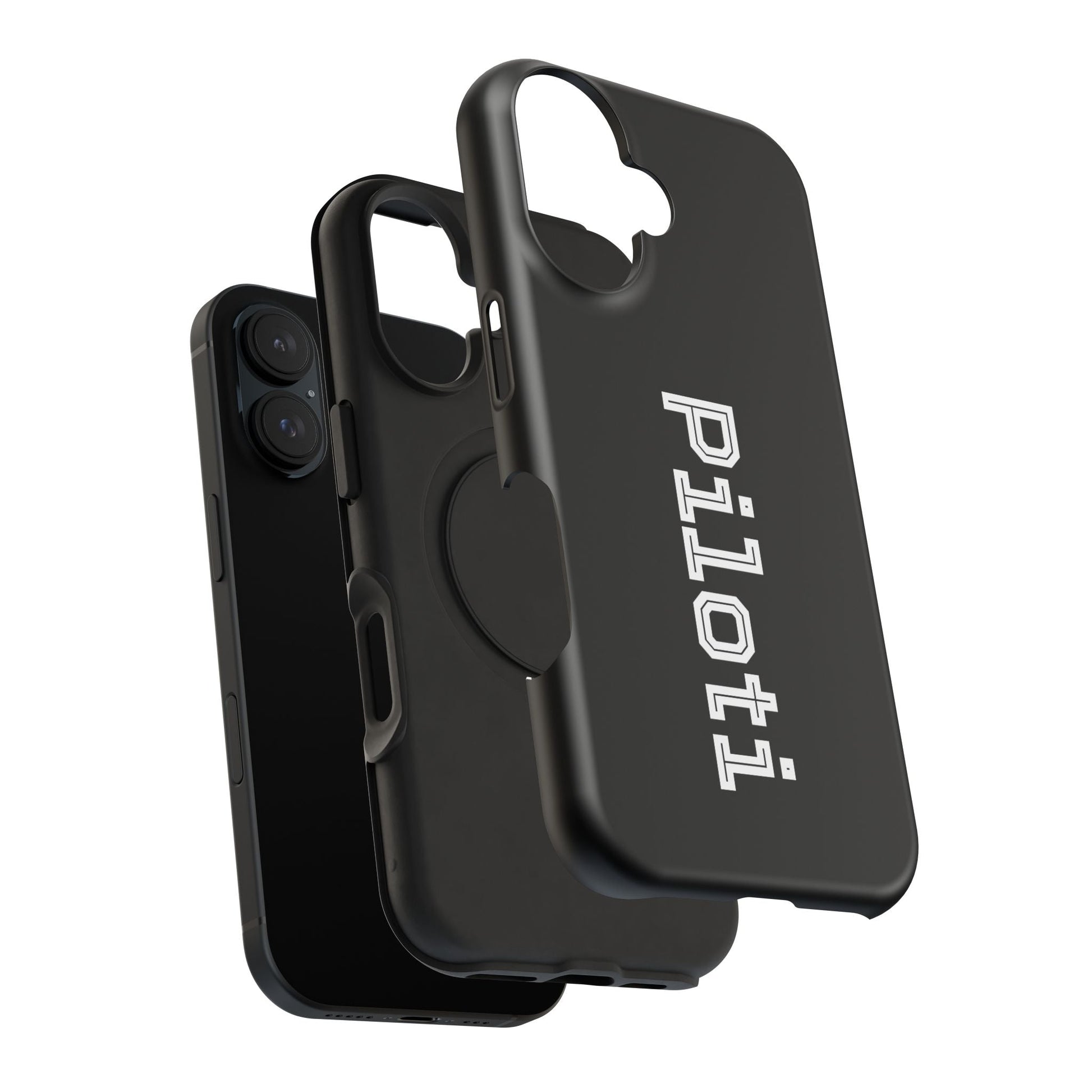 Impact-Resistant Smartphone Cases in black Printify