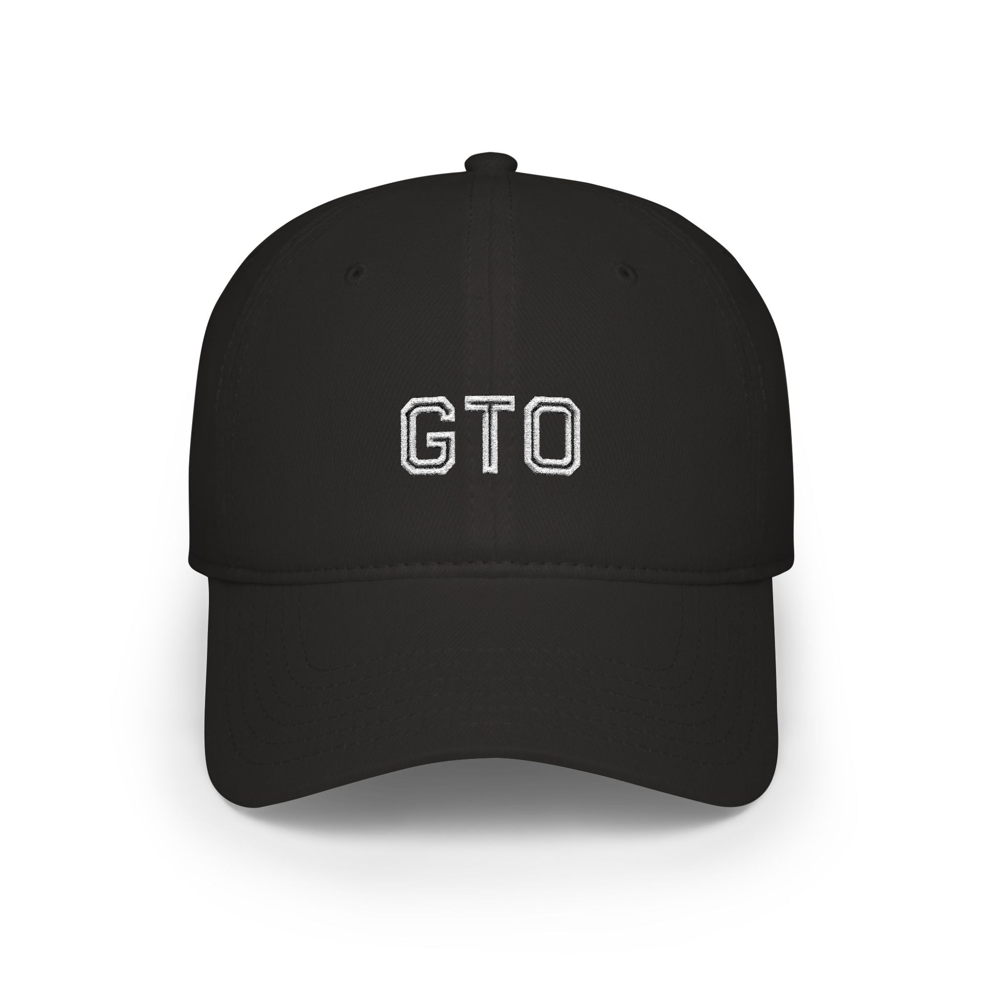 GTO Baseball Cap White Embroidery Printify