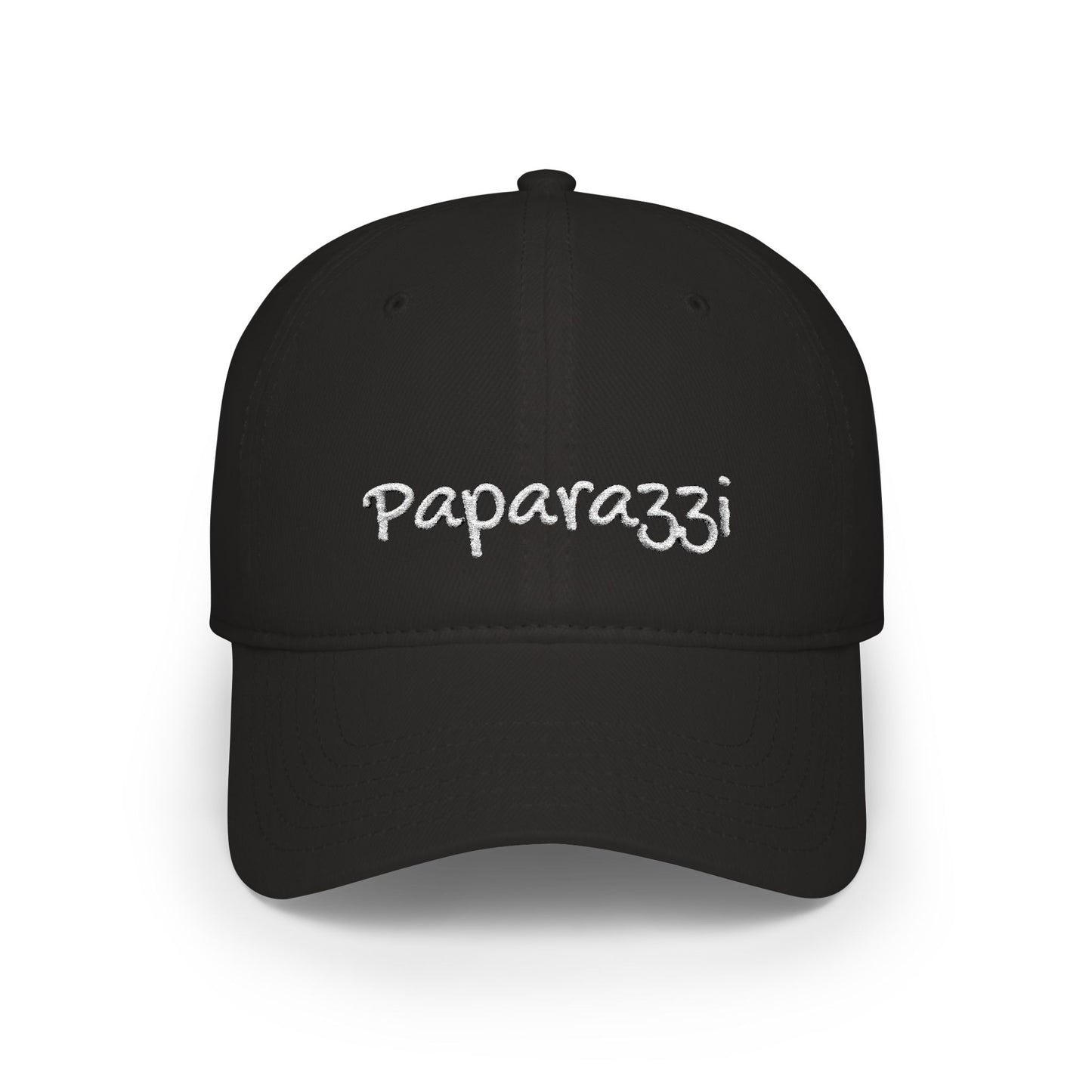 Paparazzi Baseball Cap White Embroidery Printify