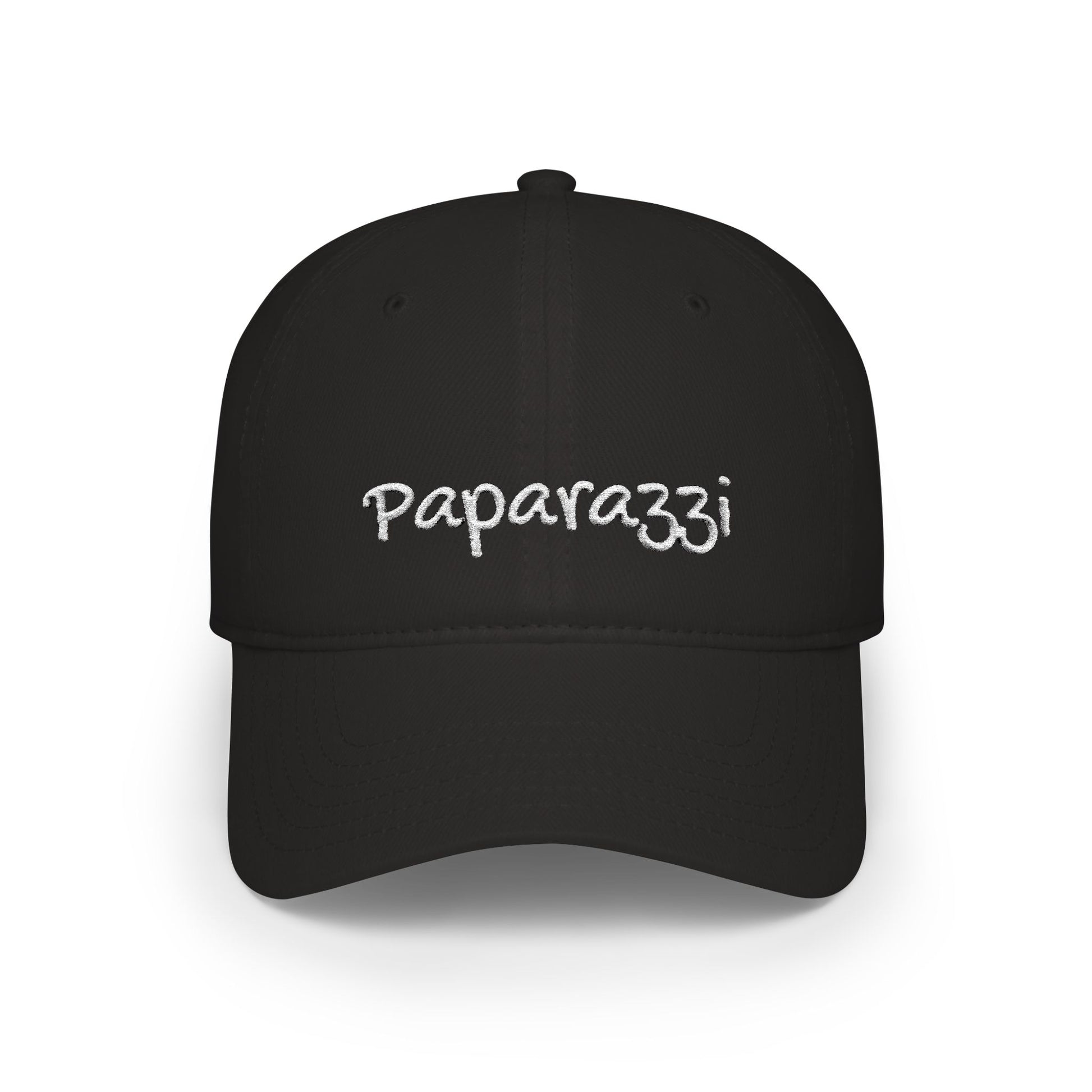 Paparazzi Baseball Cap White Embroidery Printify