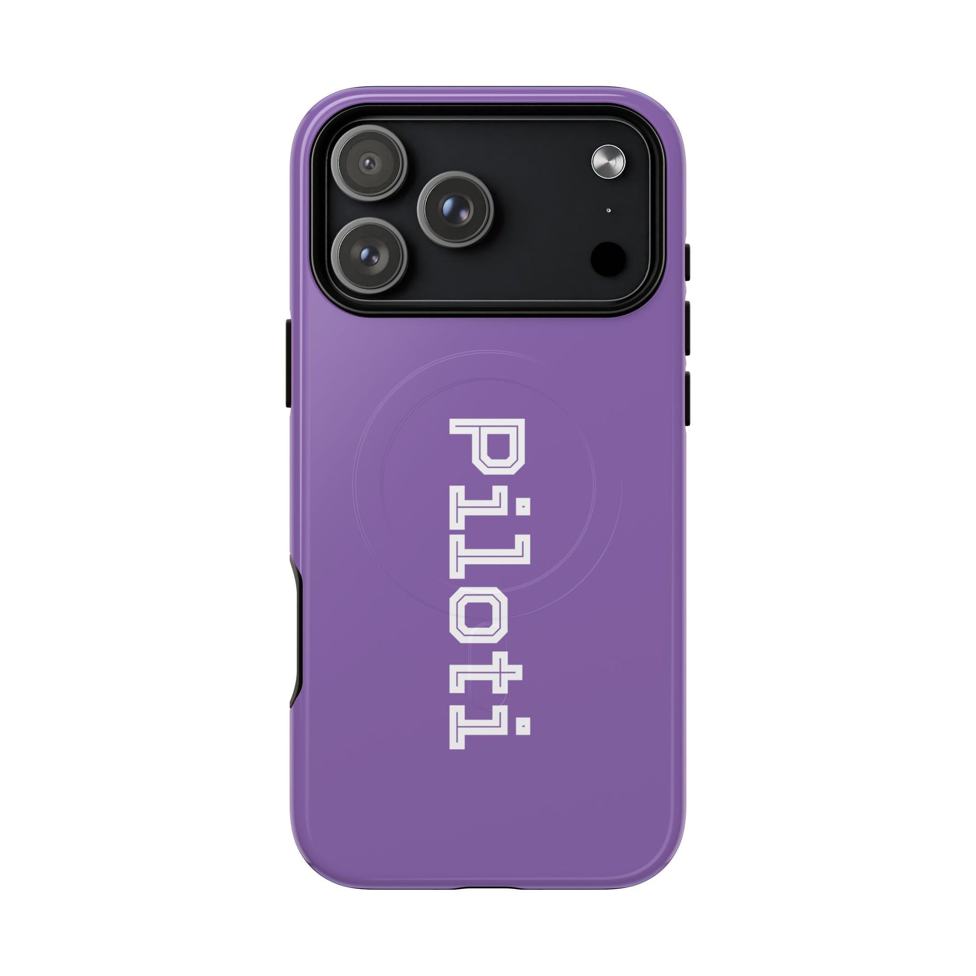 Tough Magnetic iPhone Cases Piloti in light purple Printify