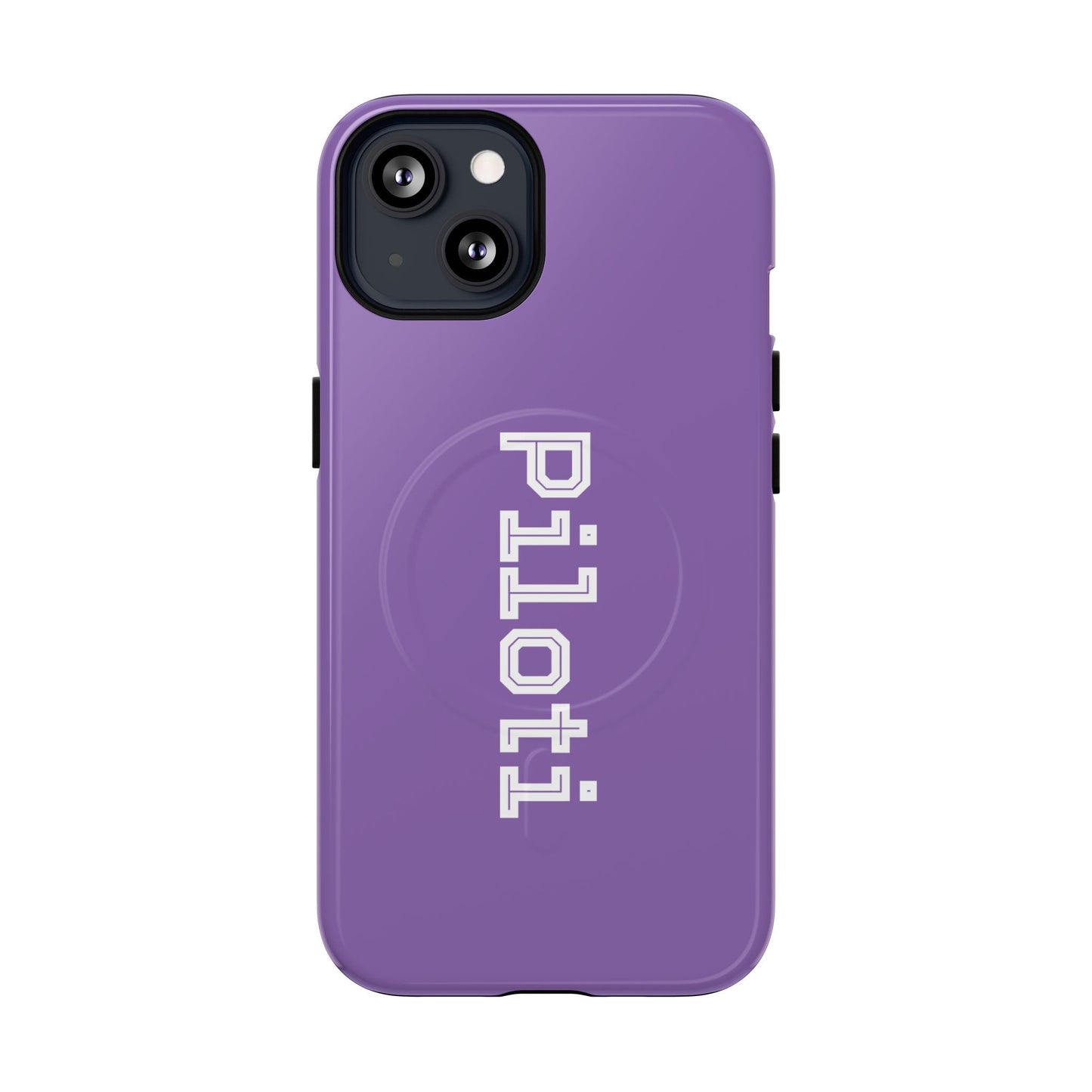 Tough Magnetic iPhone Cases Piloti in light purple Printify
