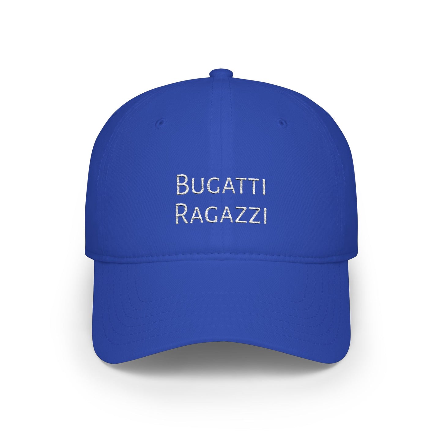 Bugatti Ragazzi White Baseball Cap Printify
