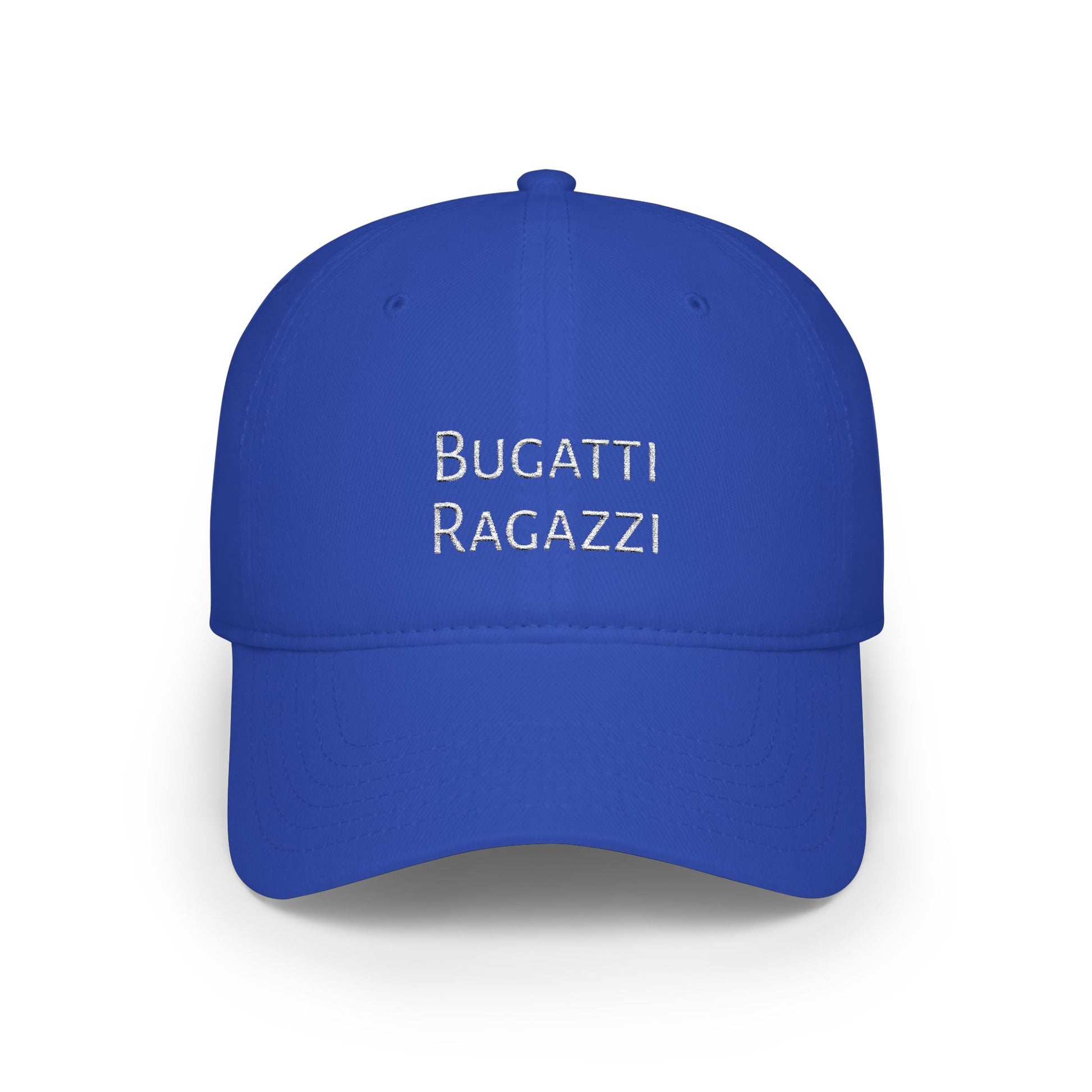 Bugatti Ragazzi White Baseball Cap Printify