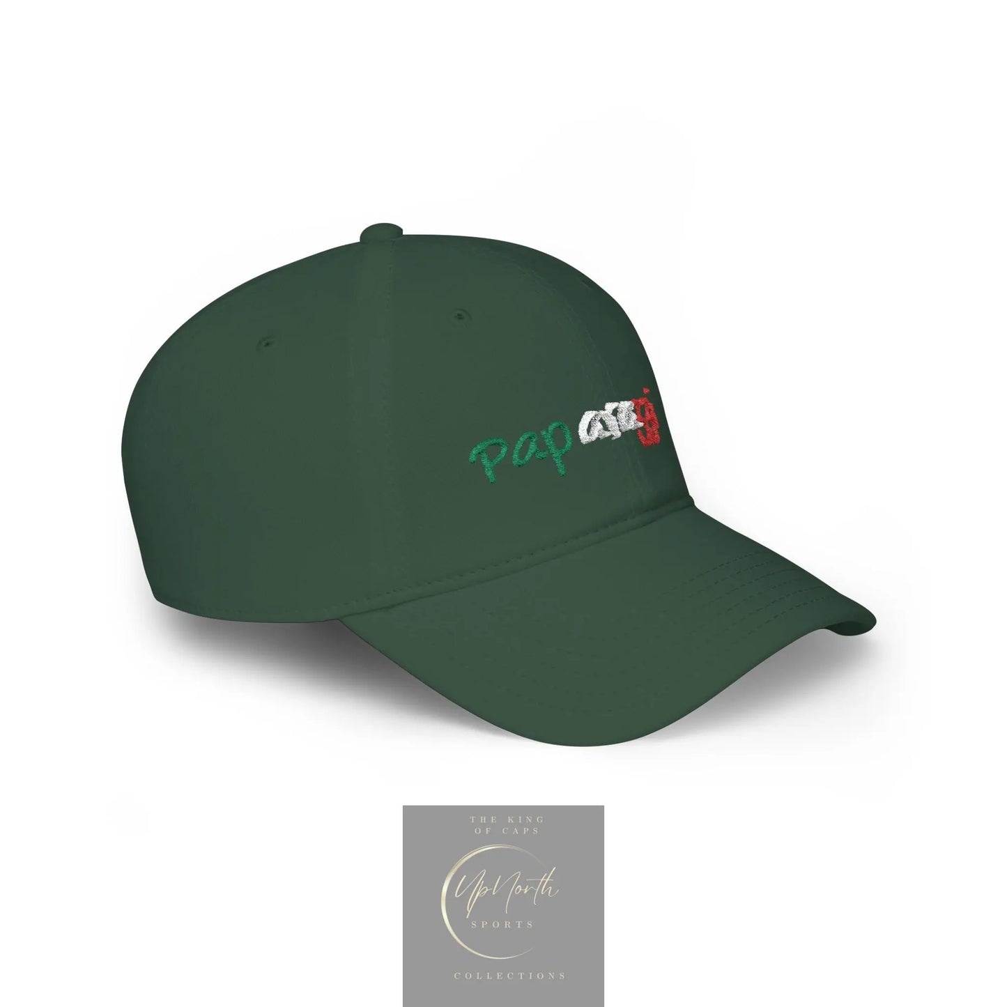 Baseball Cap Paparazzi Embroidered Italy Tricolore