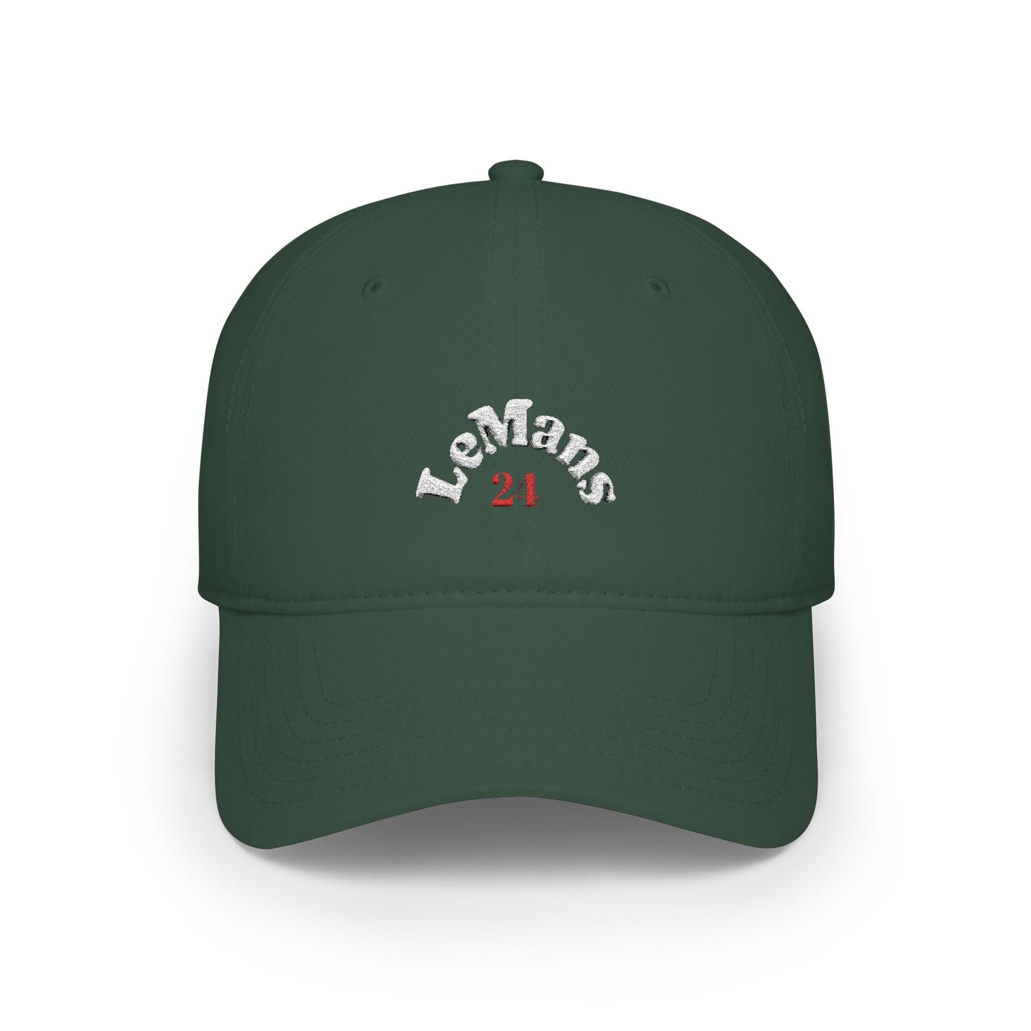 Dark Green Le Mans 24 Baseball Cap frontside - UpNorth SPORTS