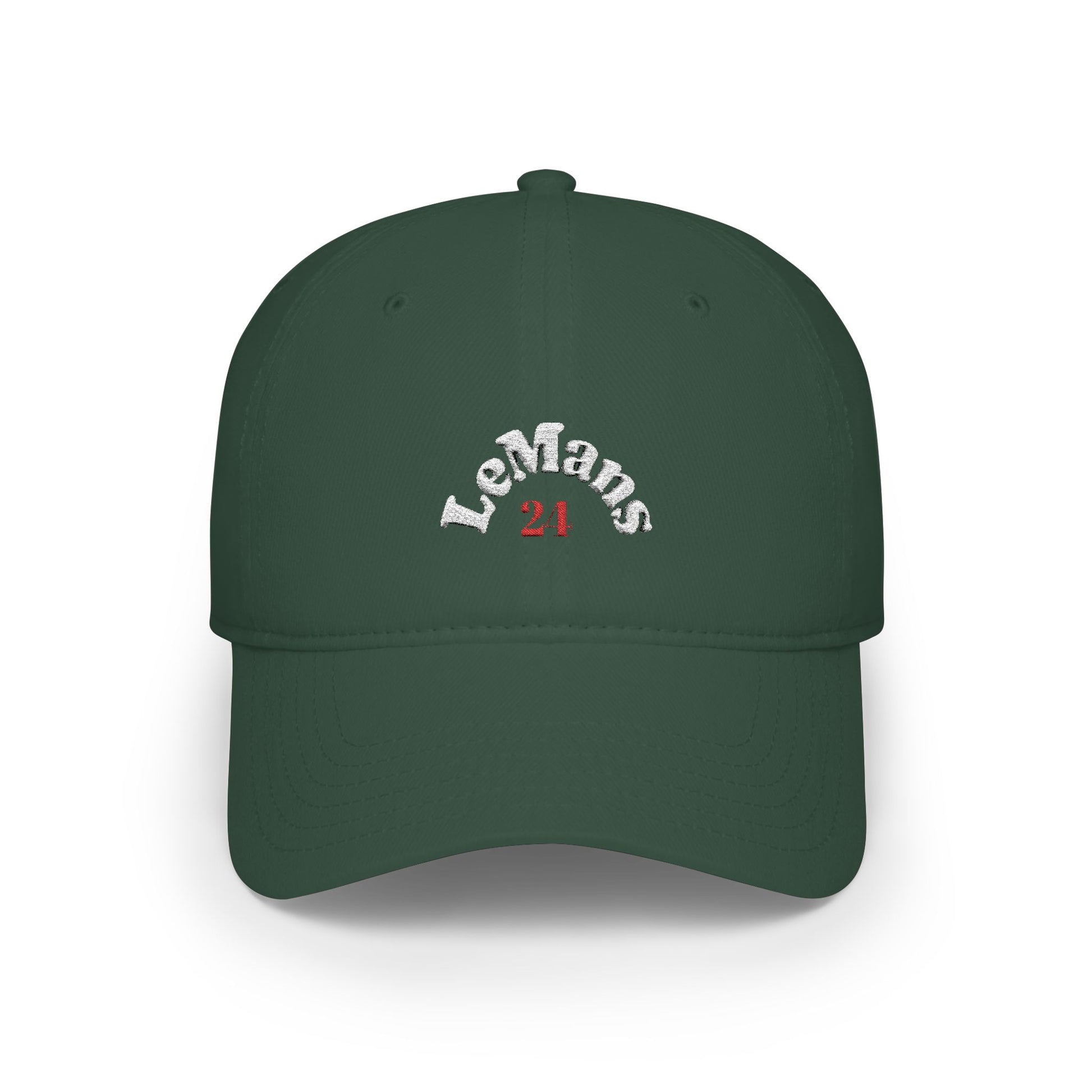 Dark Green Le Mans 24 Baseball Cap frontside - UpNorth SPORTS