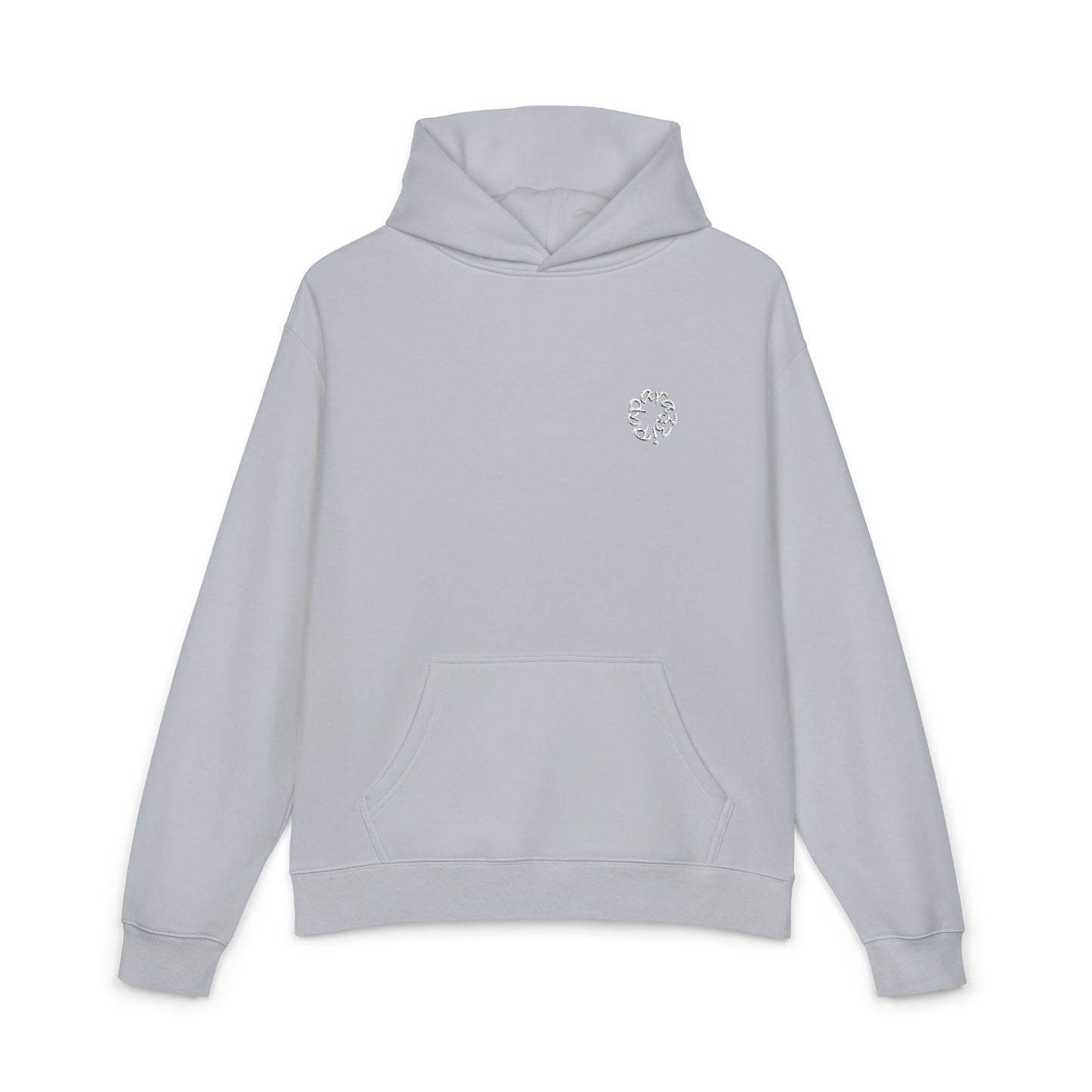 Powder White Paparazzi Luxury Hoodie front - Paparazzi Original