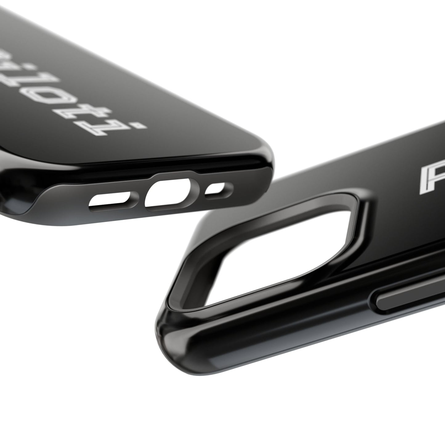Impact-Resistant Smartphone Cases in black Printify