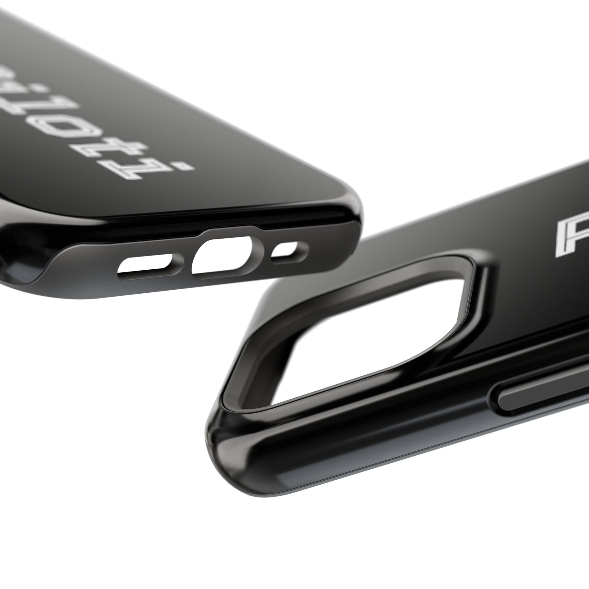 Impact-Resistant Smartphone Cases in black Printify