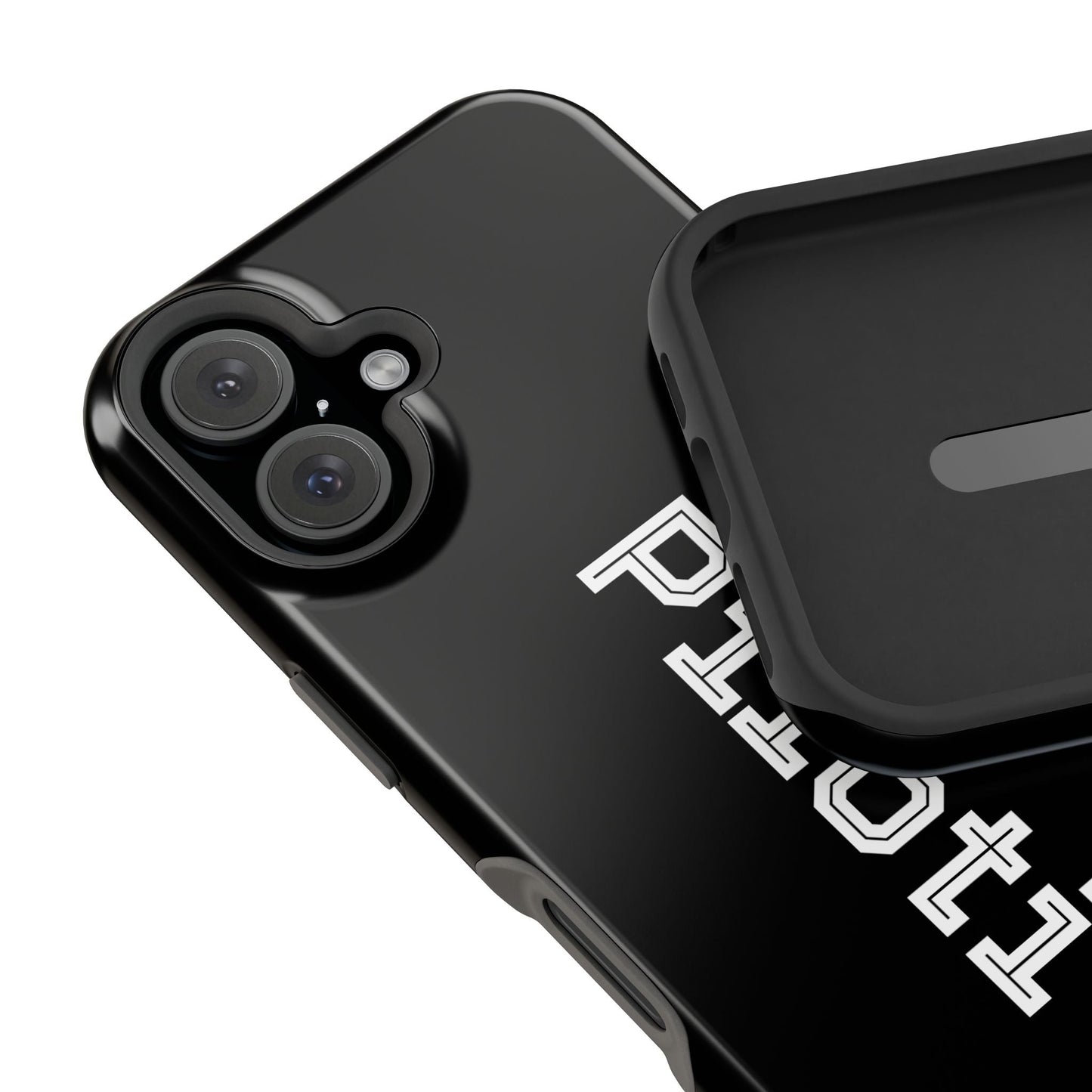 Impact-Resistant Smartphone Cases in black Printify