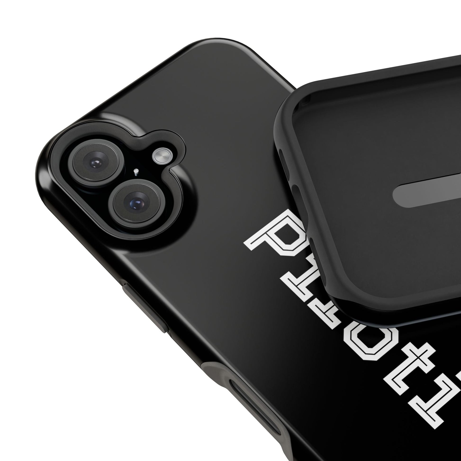 Impact-Resistant Smartphone Cases in black Printify