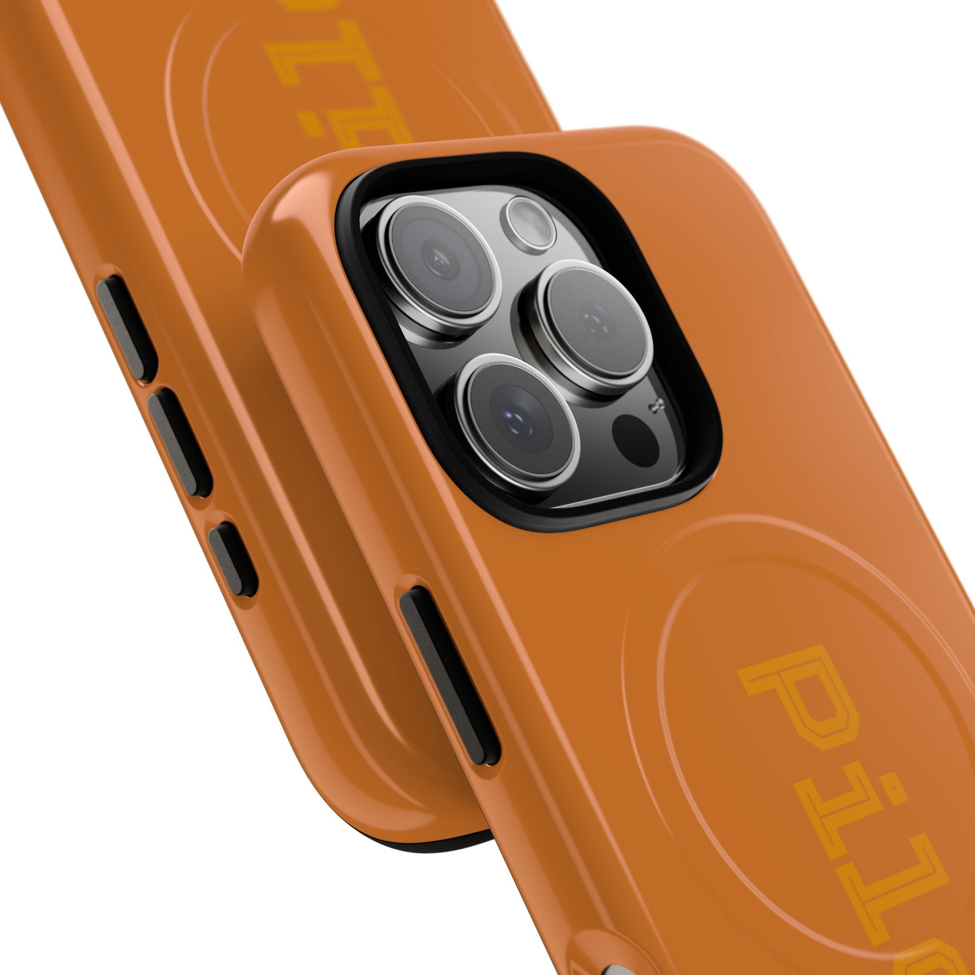 Tough Magnetic iPhone Cases Piloti in orange Printify