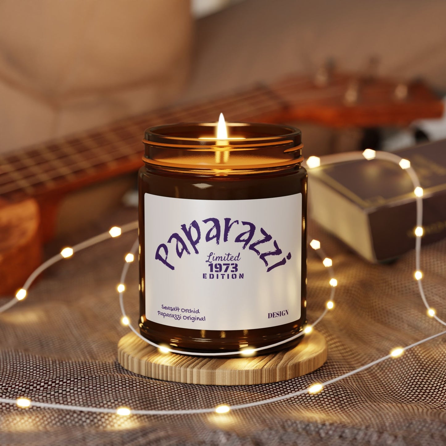 Scented Soy Candle Seasalt Orchid Printify