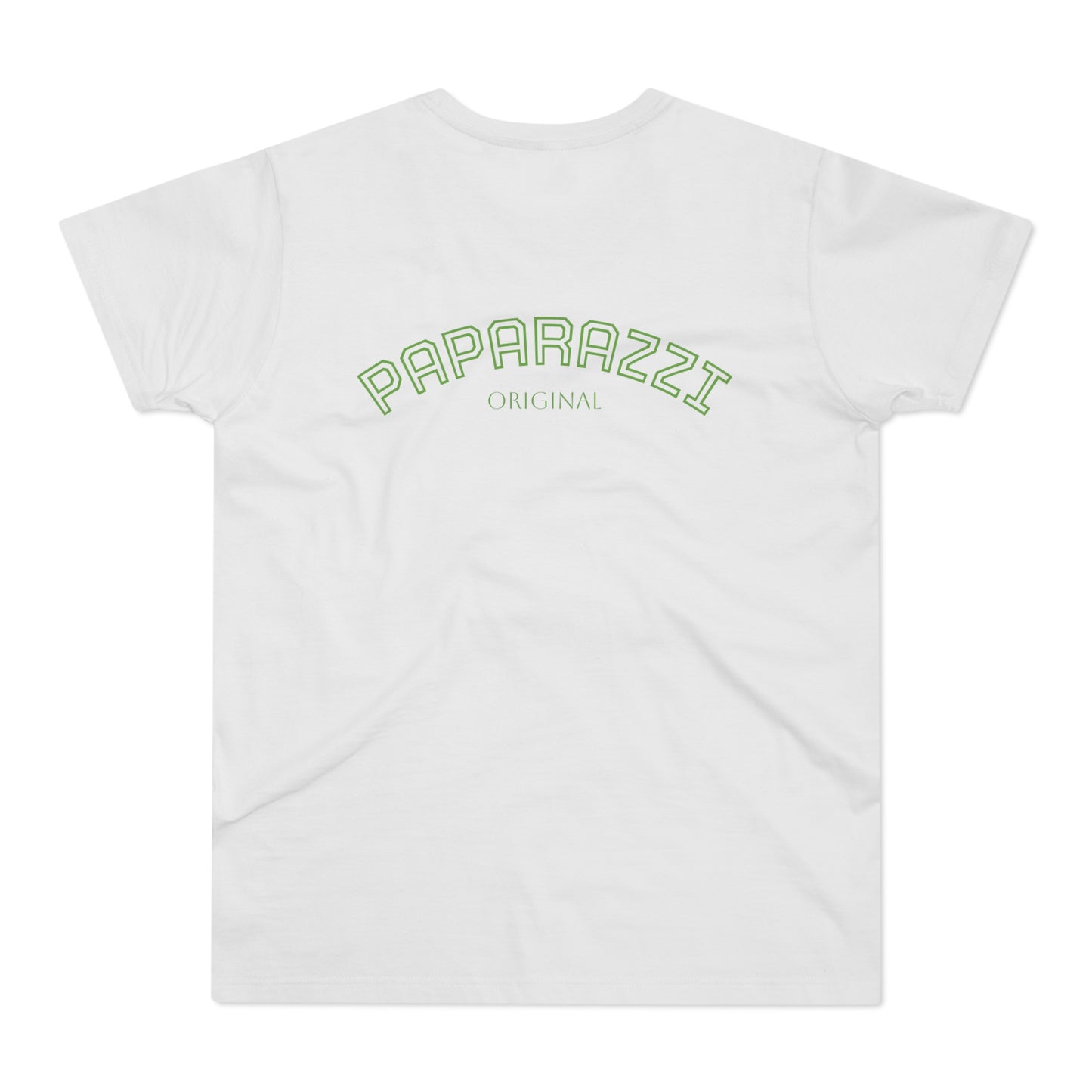 Paparazzi Men T-shirt white with light green