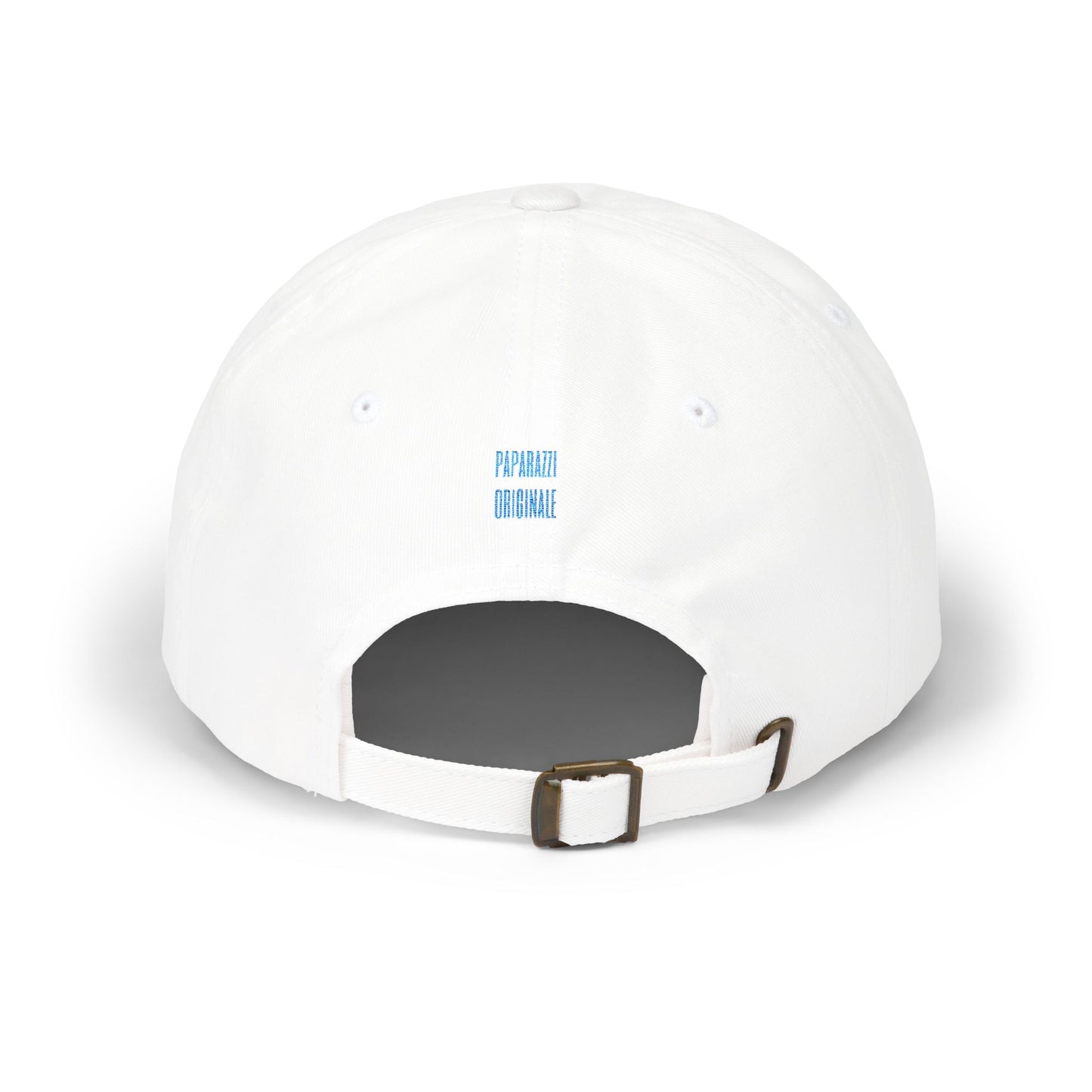 White Paparazzi Aqua Classic Cap back - Paparazzi Original