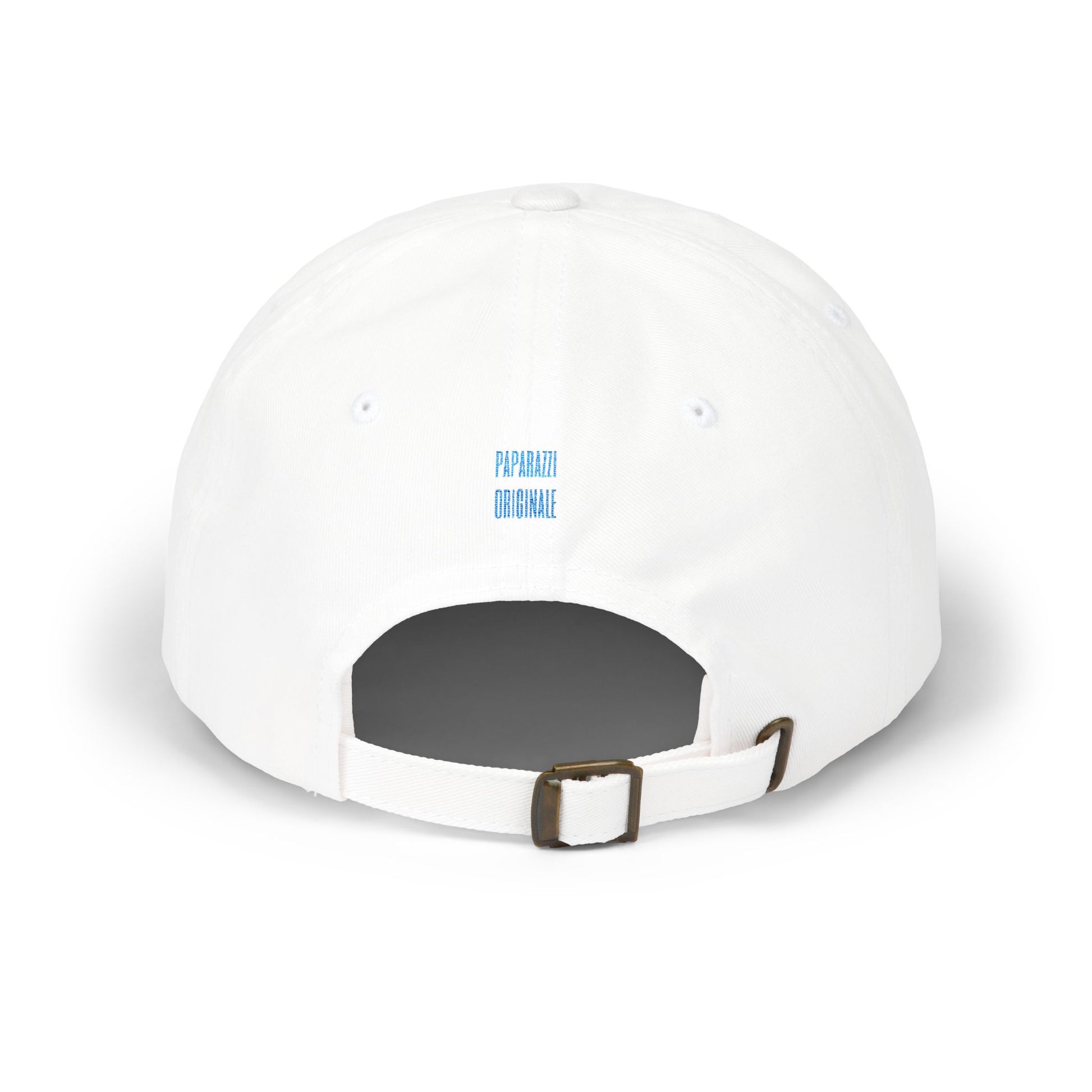 White Paparazzi Aqua Classic Cap back - Paparazzi Original
