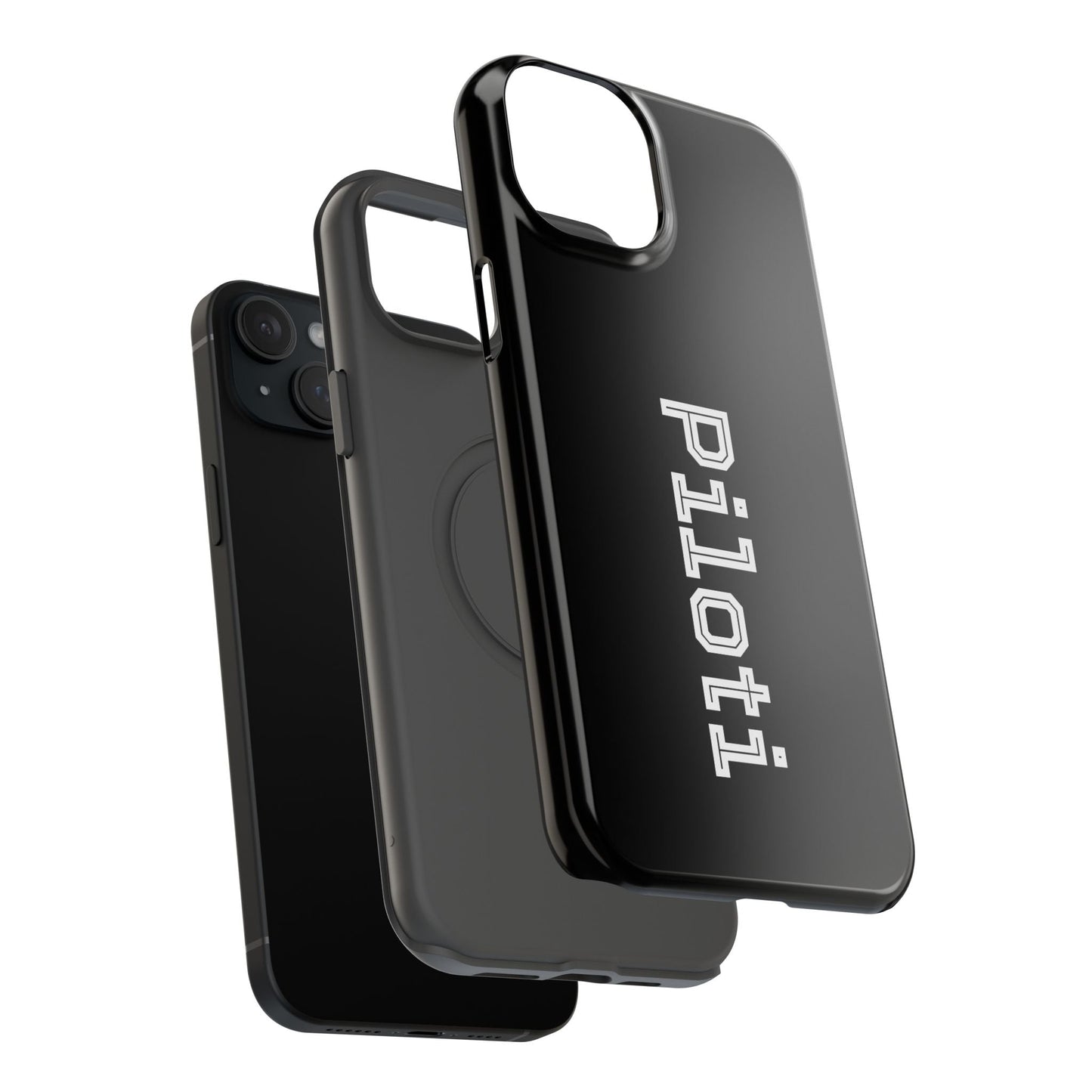 Impact-Resistant Smartphone Cases in black Printify